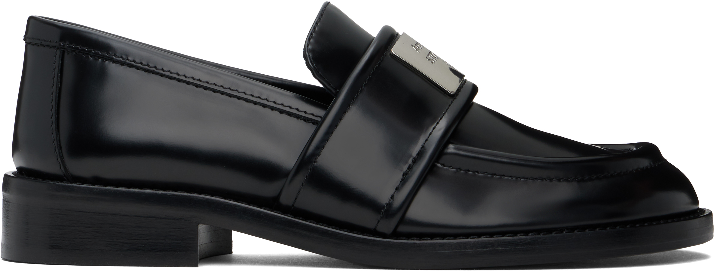 Black Leather Loafers