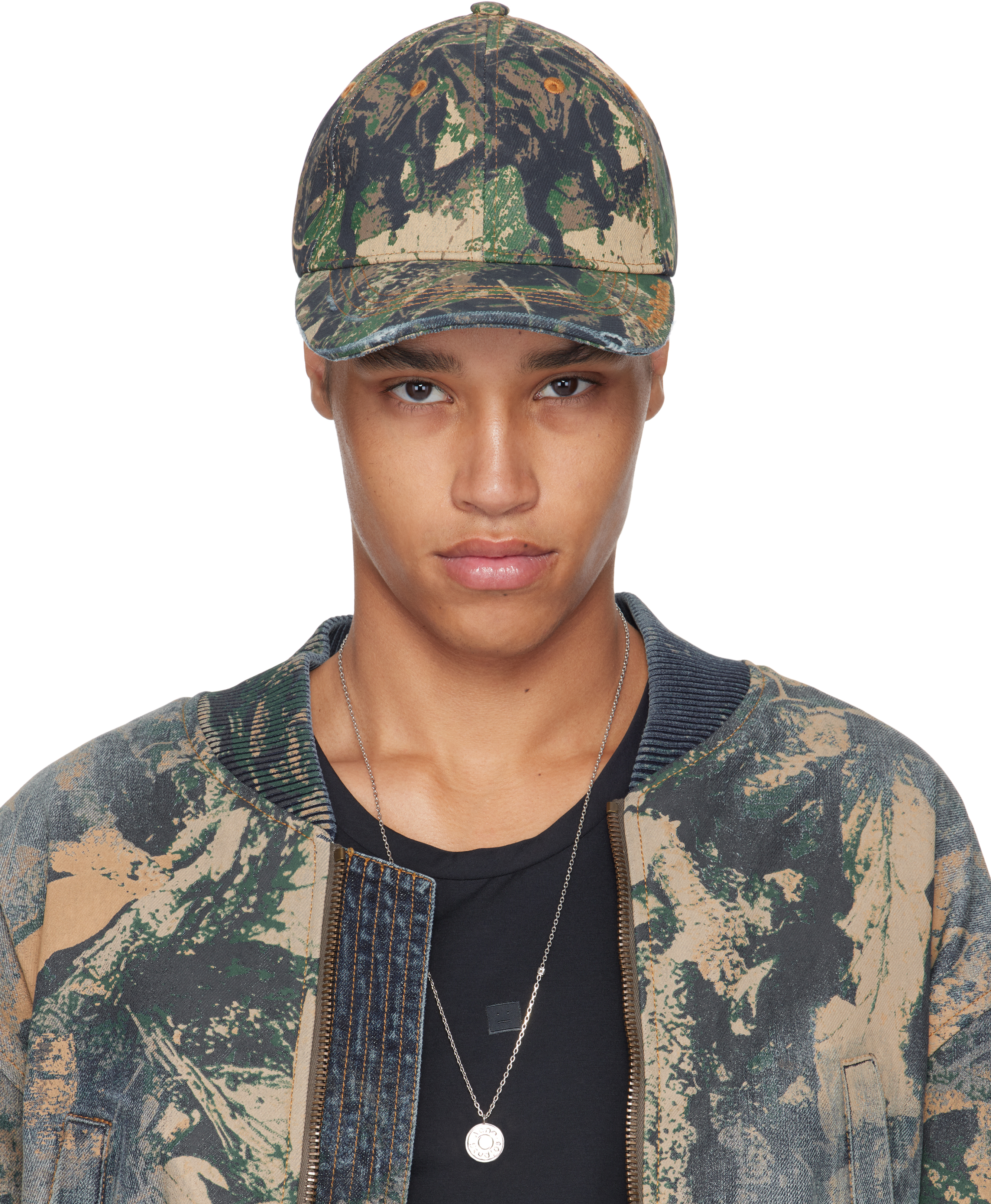 Shop Acne Studios Khaki Cotton Ripstop Cap In 700 Brown