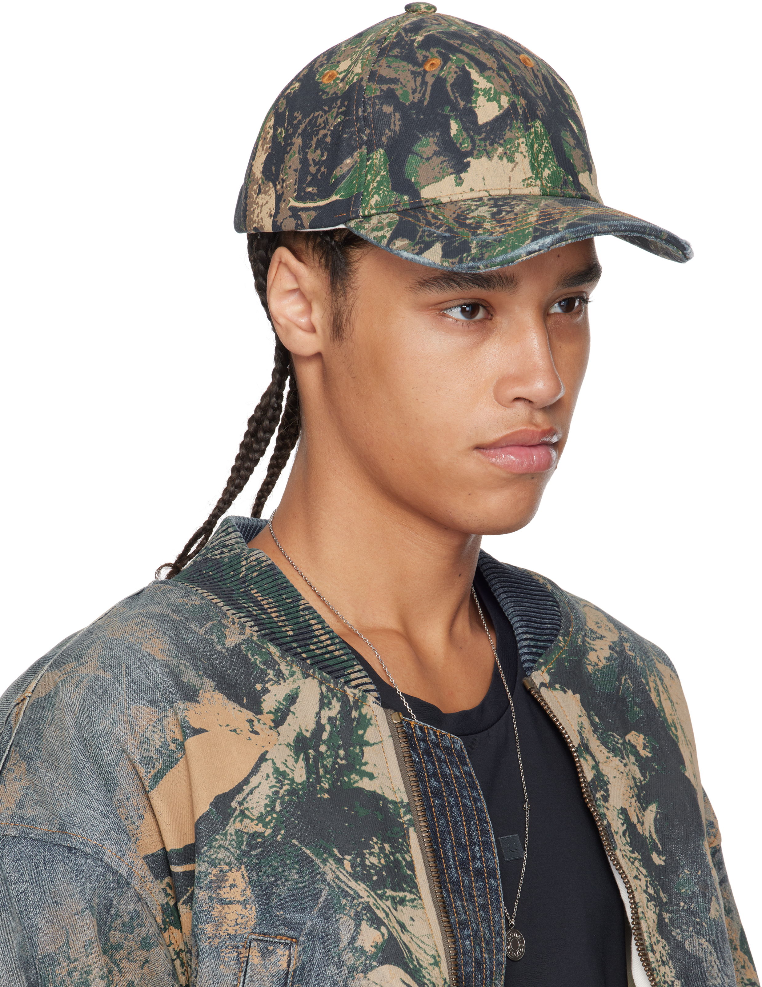 Shop Acne Studios Khaki Cotton Ripstop Cap In 700 Brown