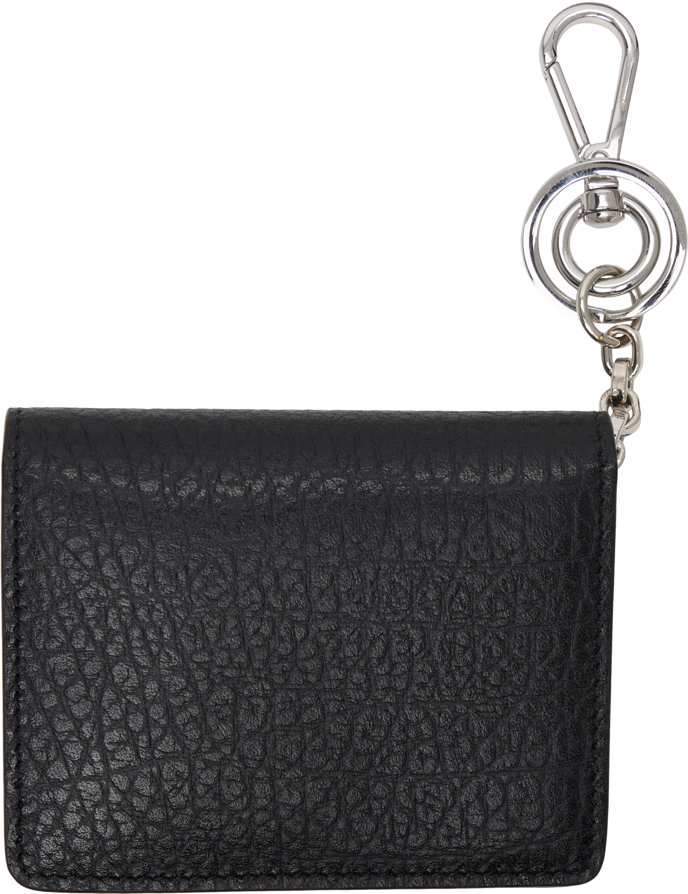 ACNE STUDIOS BLACK FOLDED LEATHER WALLET
