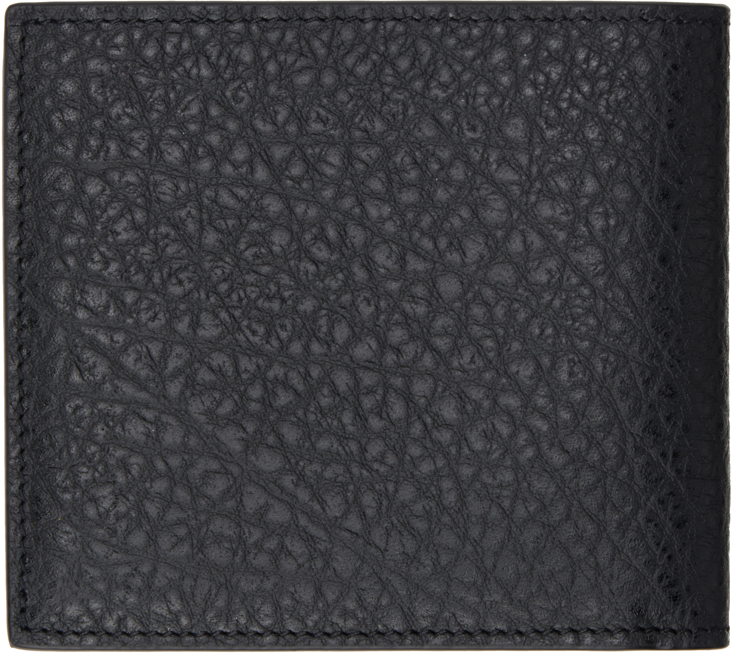 ACNE STUDIOS BLACK FOLDED LEATHER WALLET