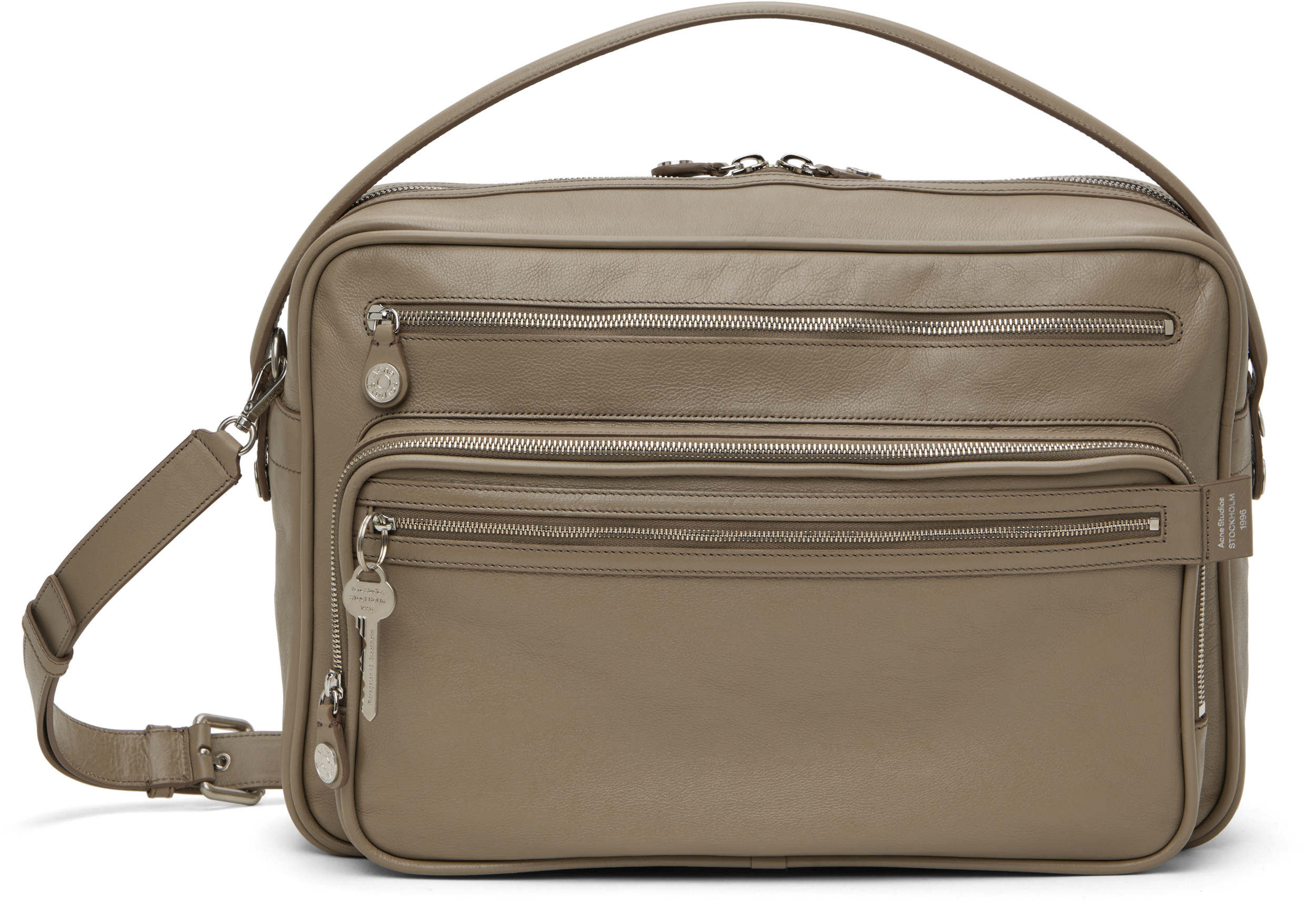 Taupe Camero Camera Shoulder Bag