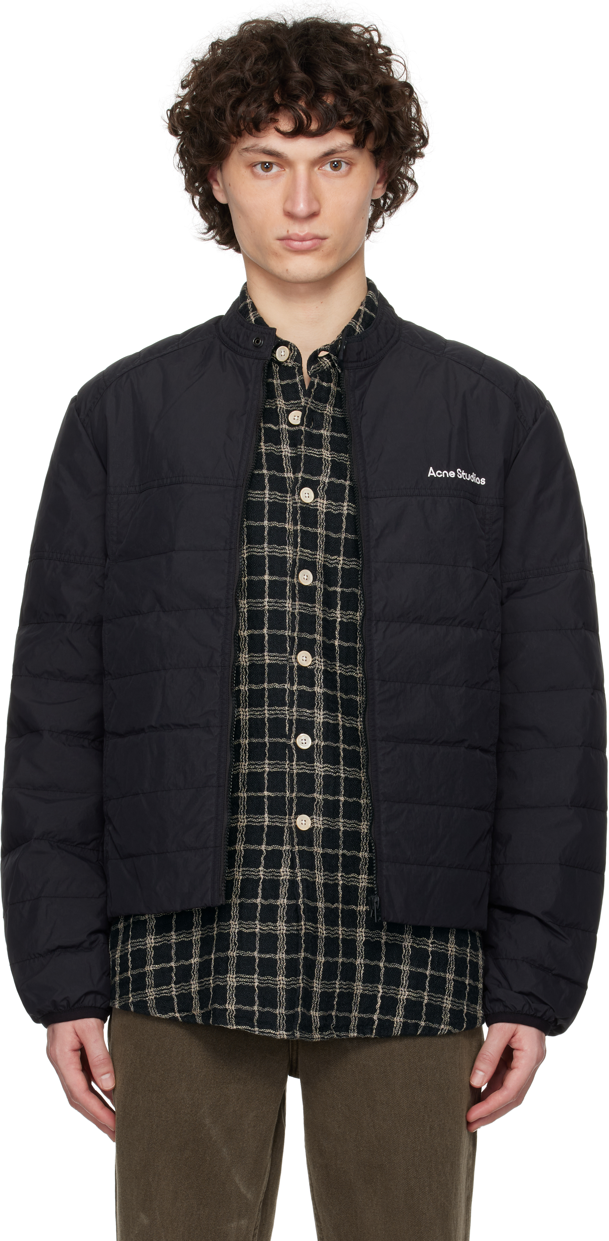 Acne Studios 黒 ダウンジャケット Acne Studios 【並行輸入品】アクネストゥディオズ ダウン