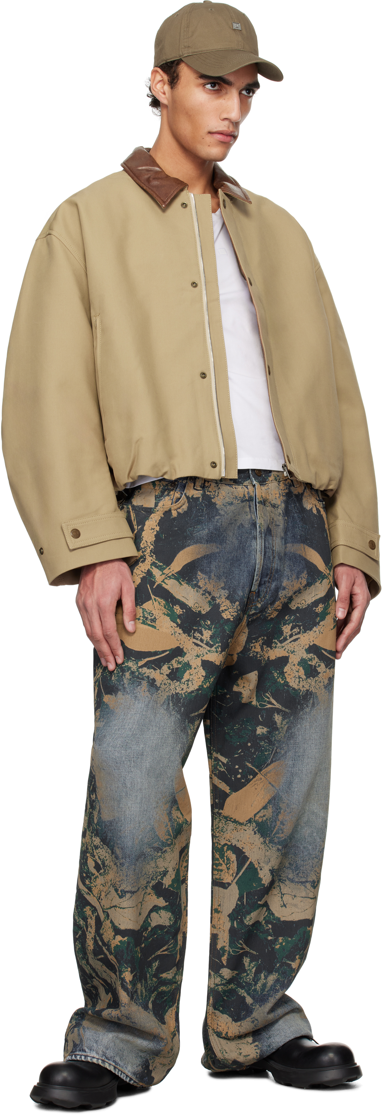 Acne Studios Super Baggy Fit Jeans - 2023 In 700 Brown