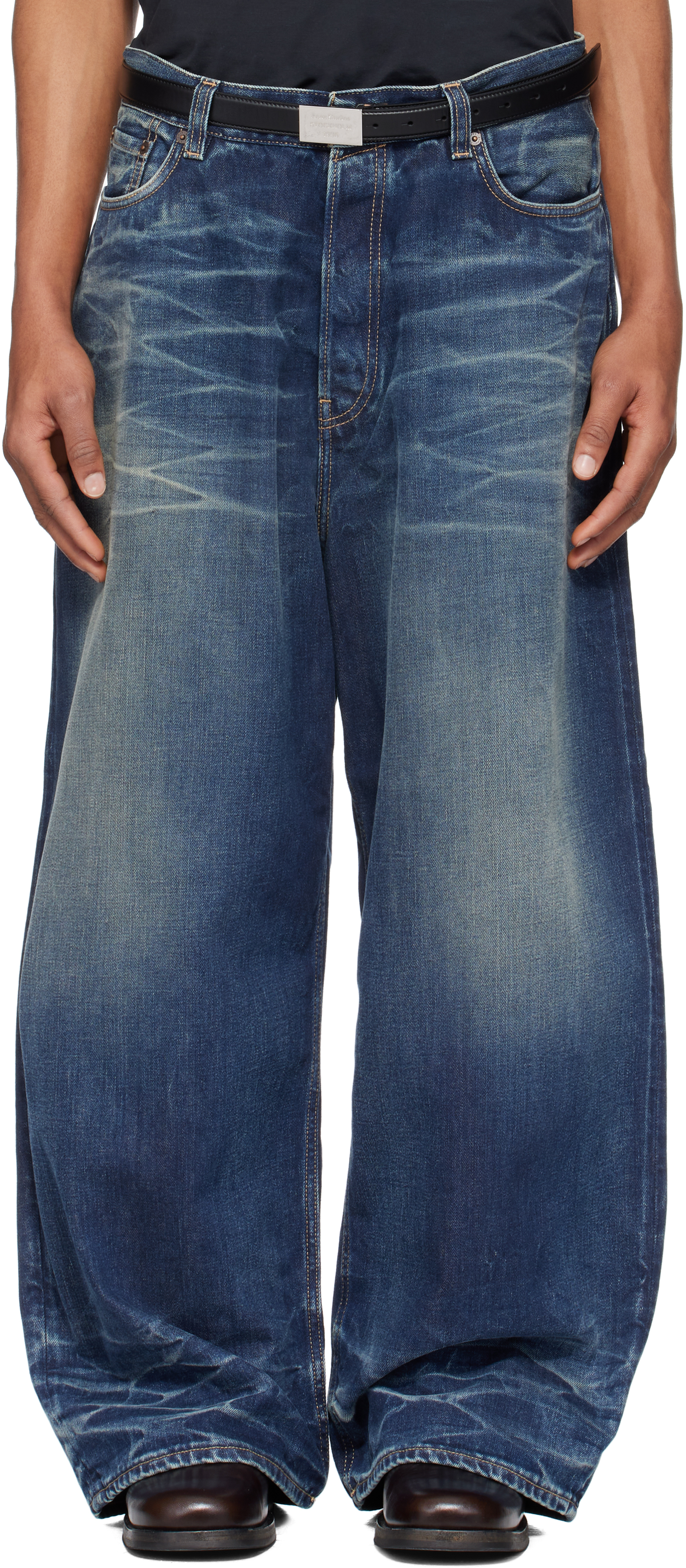 Jean ample 2023 bleu