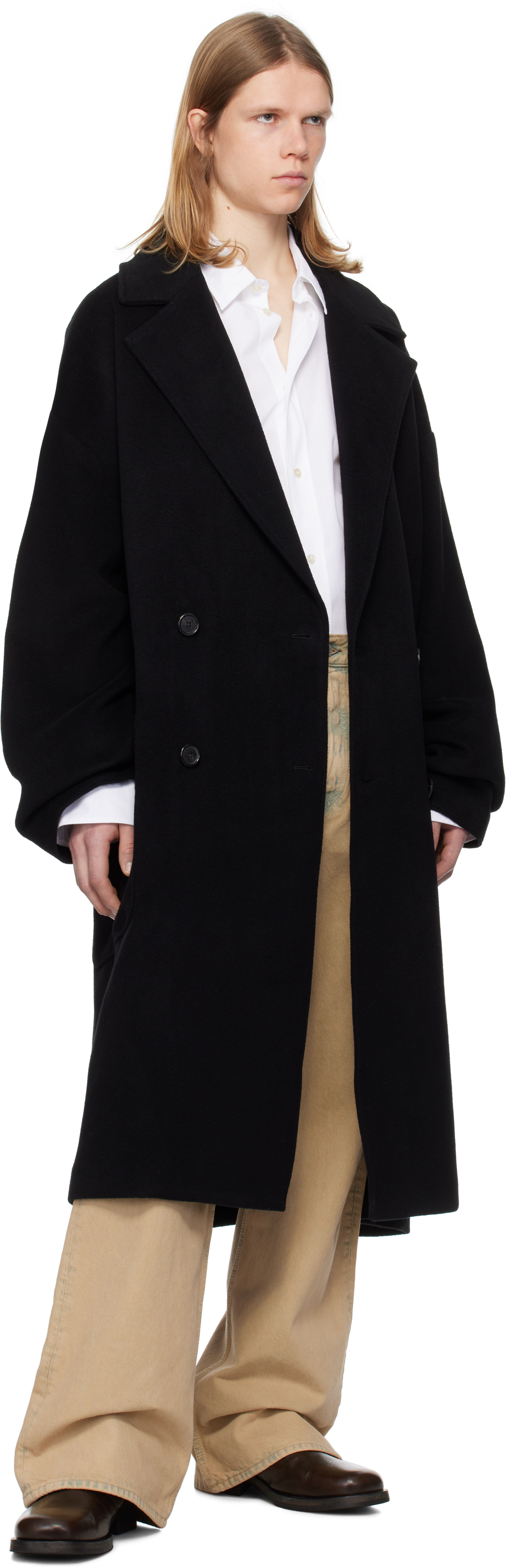 Acne Studios 1991 Toj Straight Denim Jean In 14l Light Sand