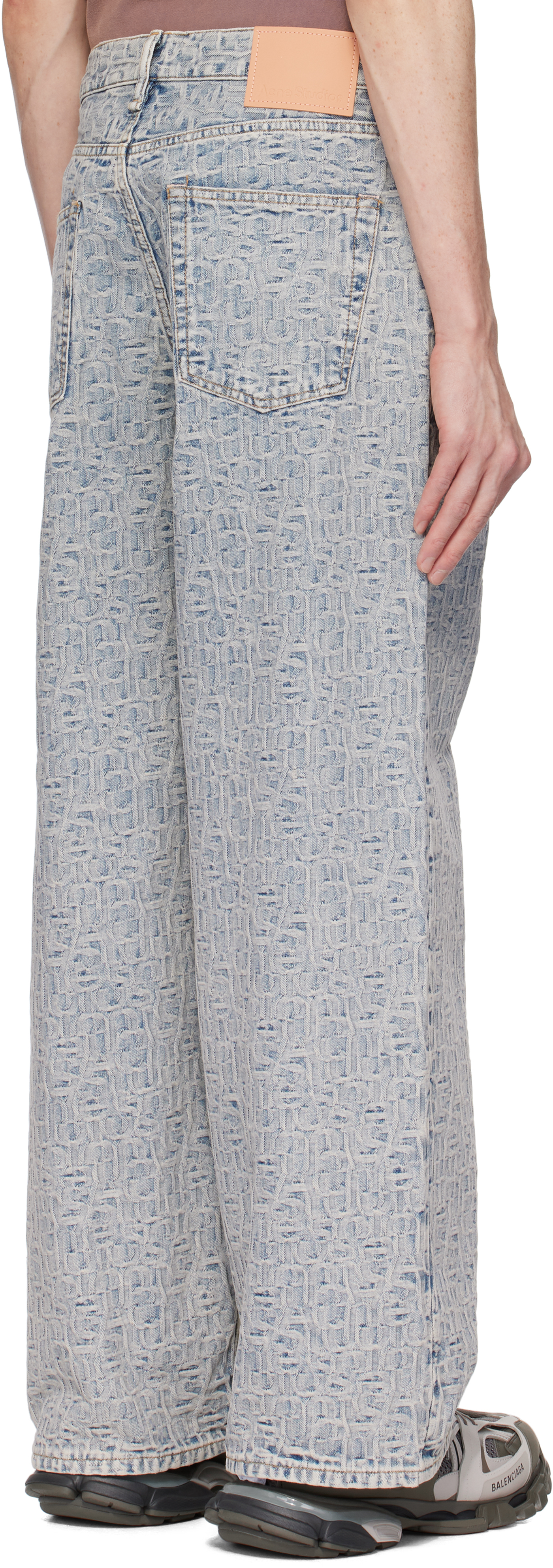 Acne Studios Blue 1981m Jeans In Blue,beige | ModeSens