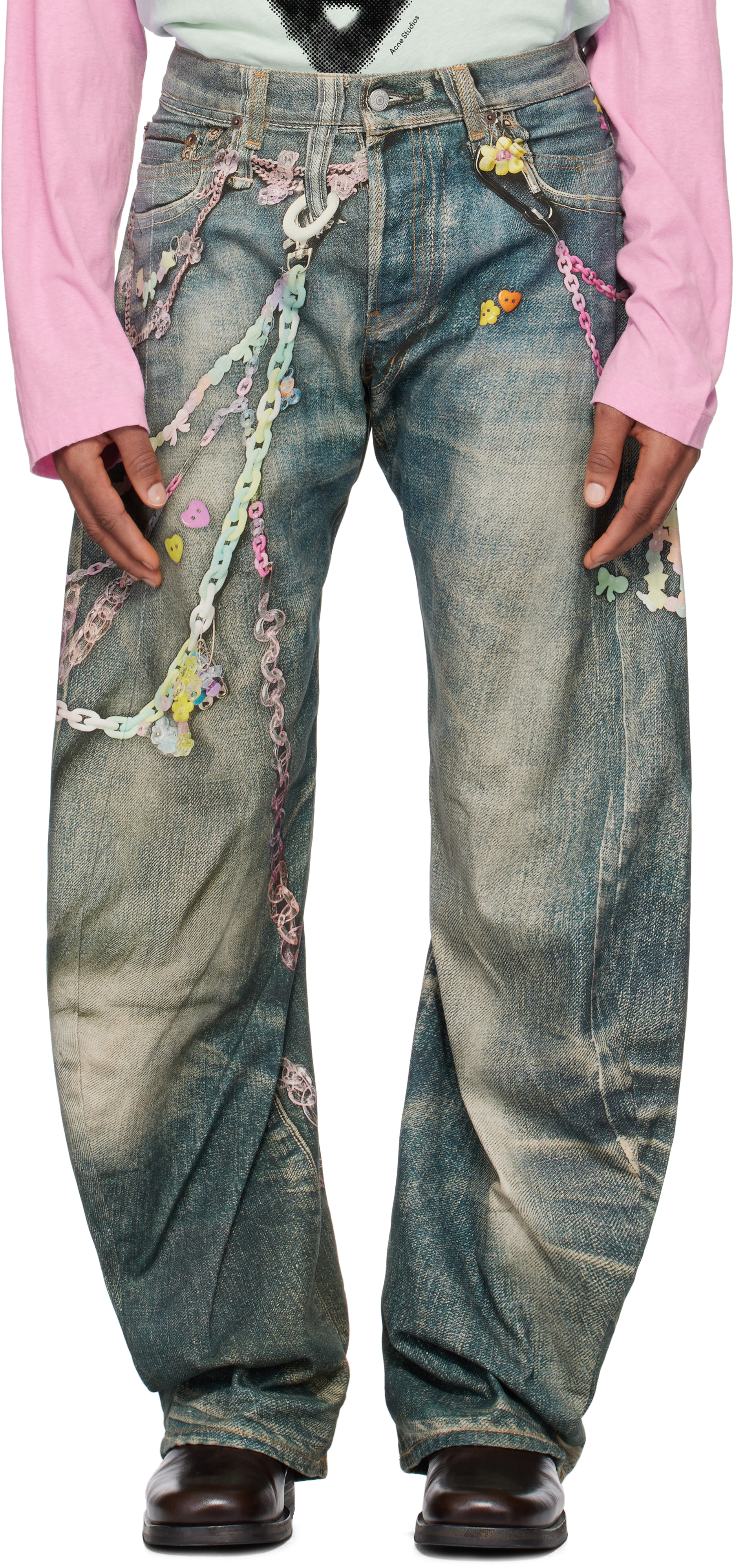 Acne Studios - Loose fit jeans - 2006M - Mid blue
