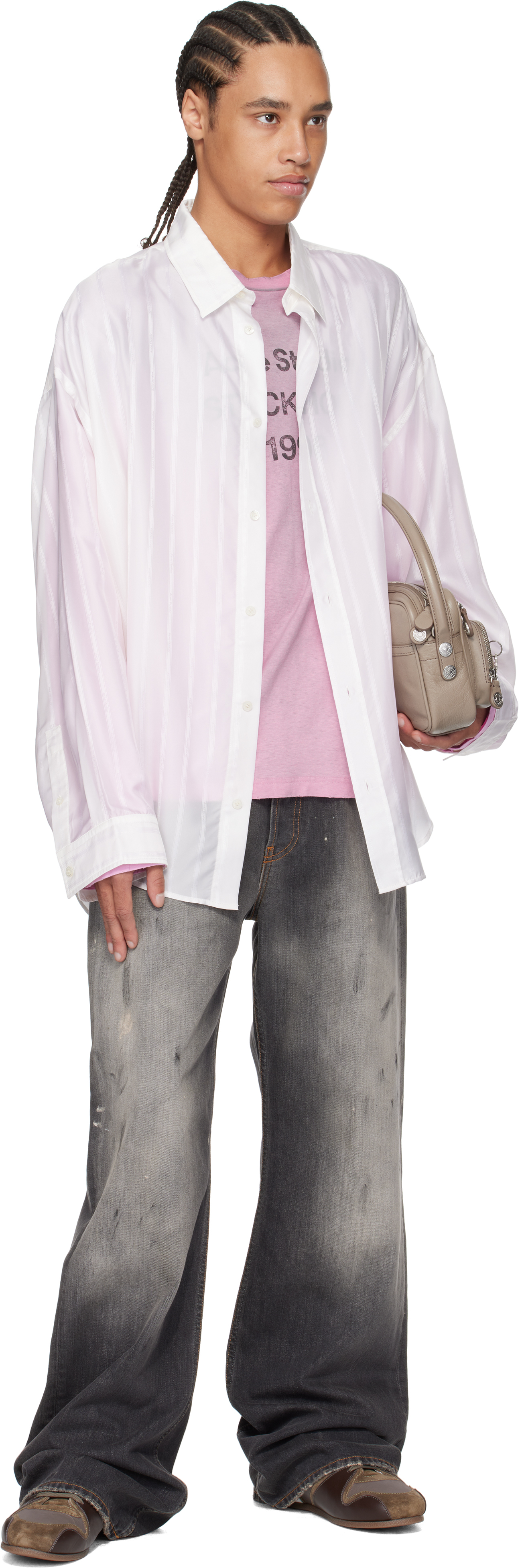 Acne Studios White Button-up Shirt In 100 White