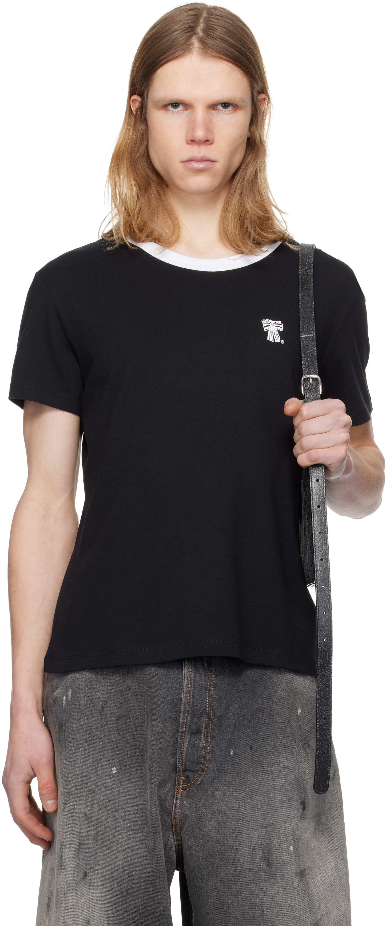 acne studios men's nuolja pullover sweatshirt Size XS Black