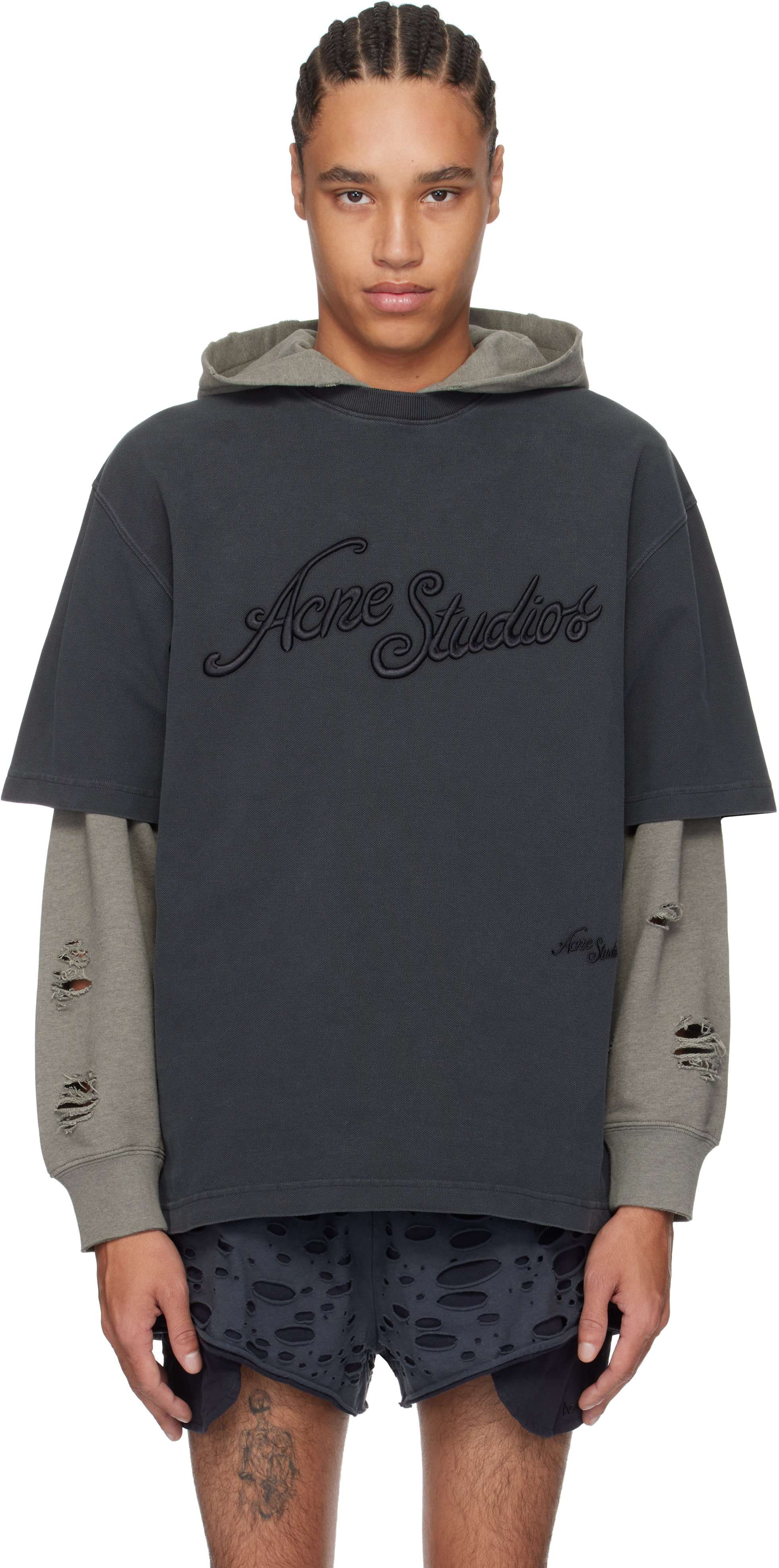 Black Relaxed Fit Logo T-shirt
