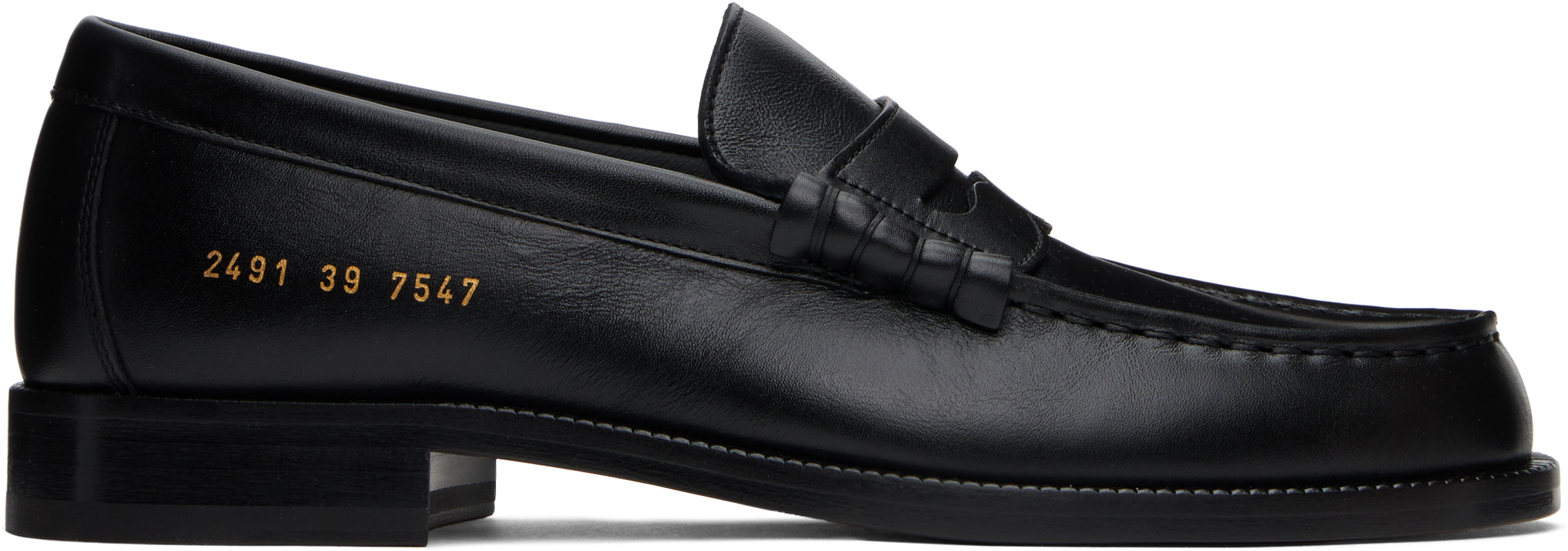 Common Projects: Black Soft Loafers | SSENSE