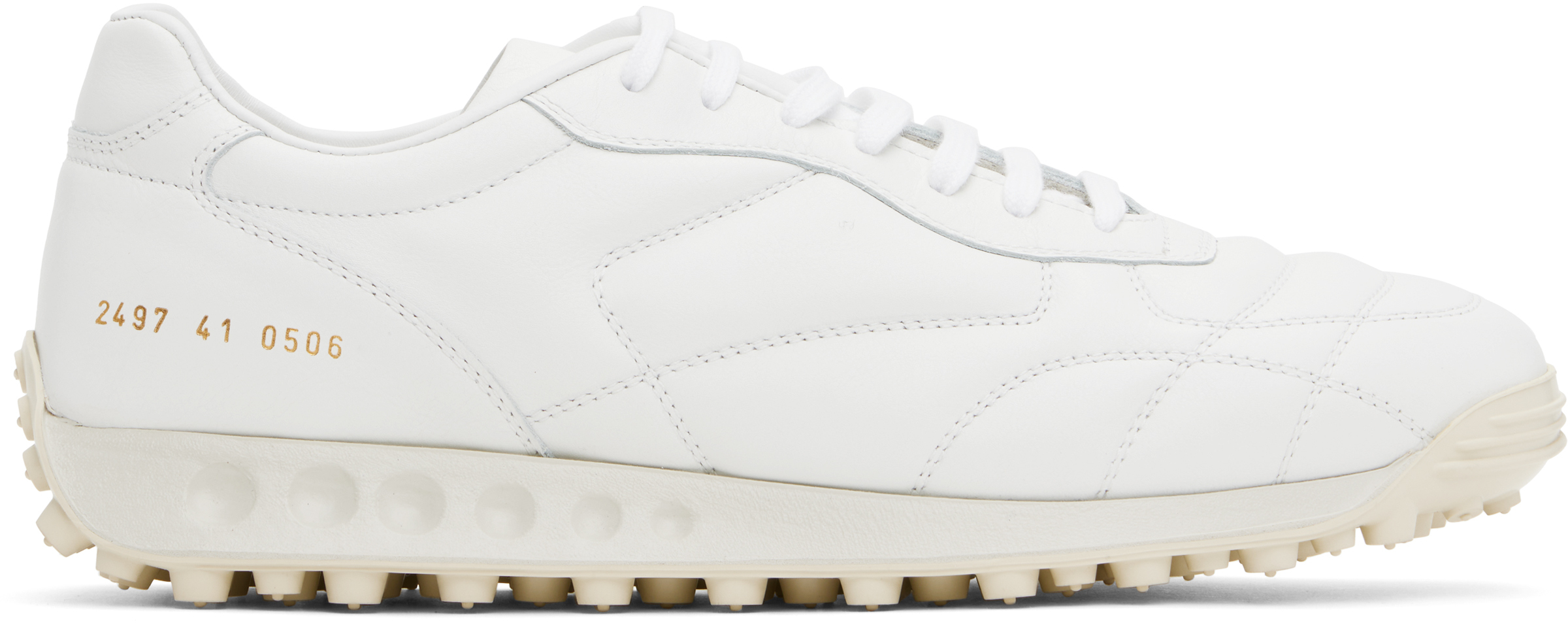 【関税込み】Common Projects ホワイト Soccer スニーカー White Soccer Sneakers by Common Projects on Sale