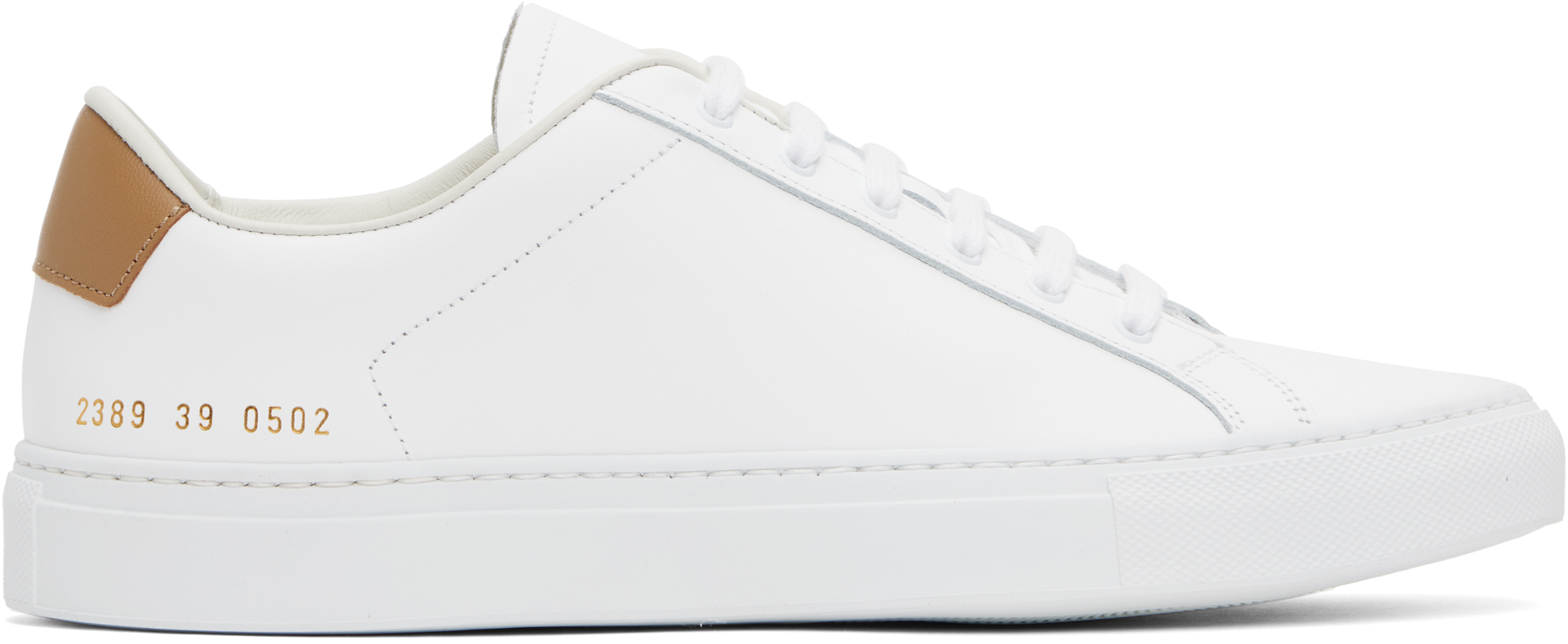 White Retro Classic Sneakers