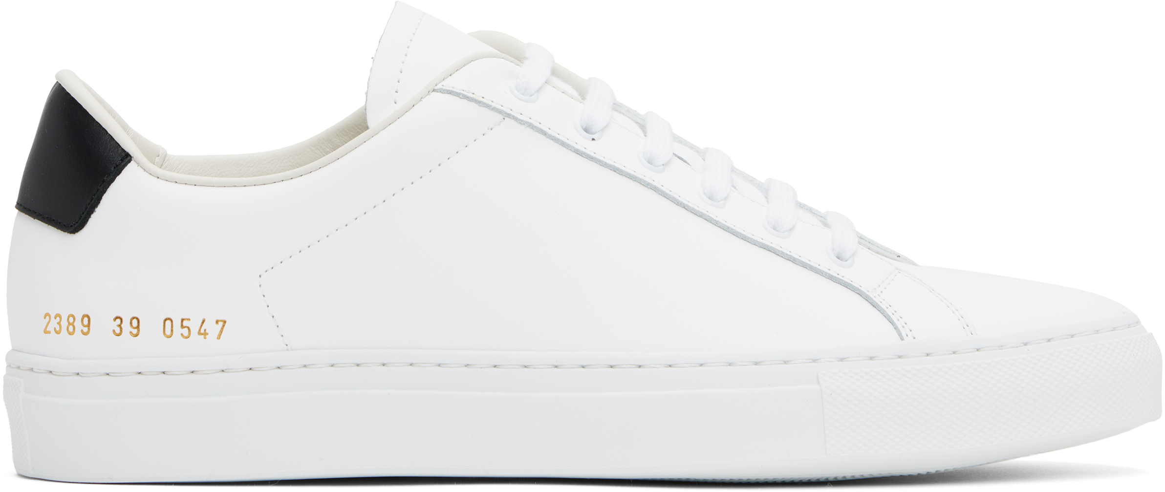 White Retro Classic Sneakers