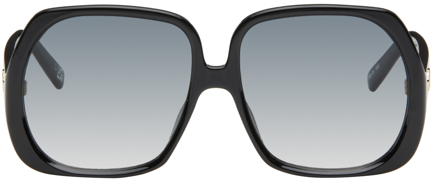 Le Specs: Black Polydisco Sunglasses | SSENSE 日本