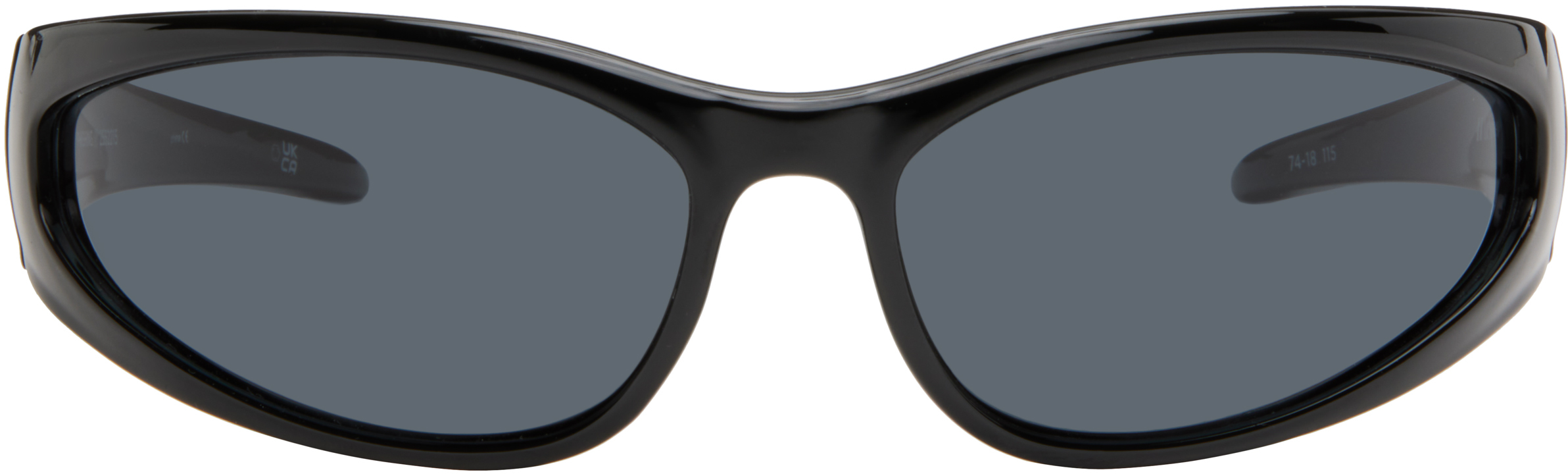 SSENSE Exclusive Black Phishing Sunglasses