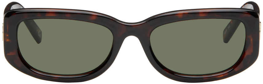 【関税込み】Le Specs ブラウン Monopoly サングラス Le Specs: ブラウン Monopoly サングラス | SSENSE 日本