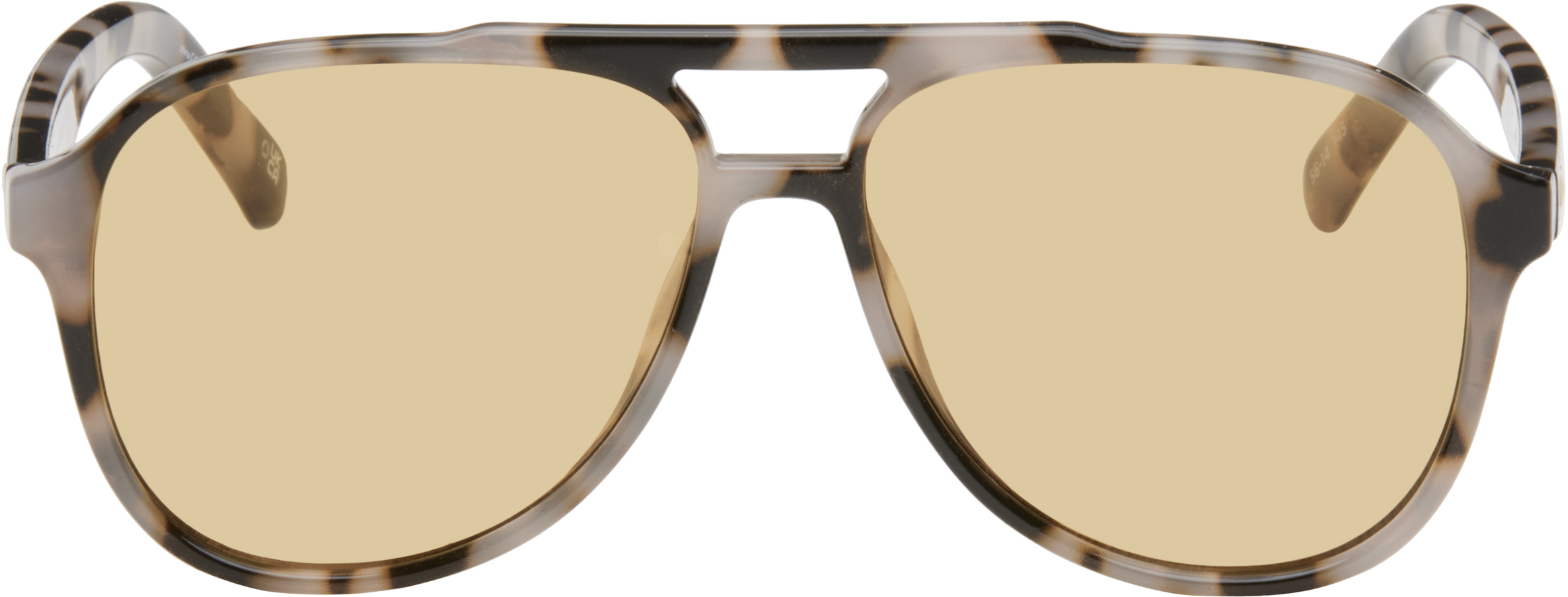 Beige & Brown Tragic Magic Sunglasses