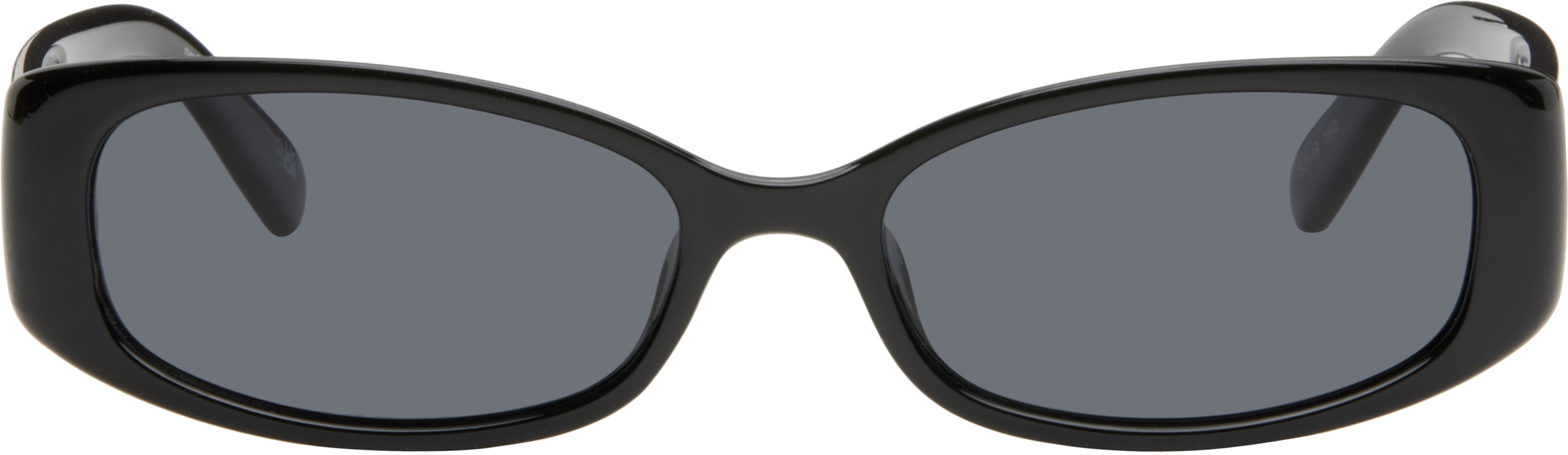 【関税込み】Le Specs ブラック Starlight サングラス Lil Starlight Black Uni-Sex Rectangle Sunglasses | Le Specs