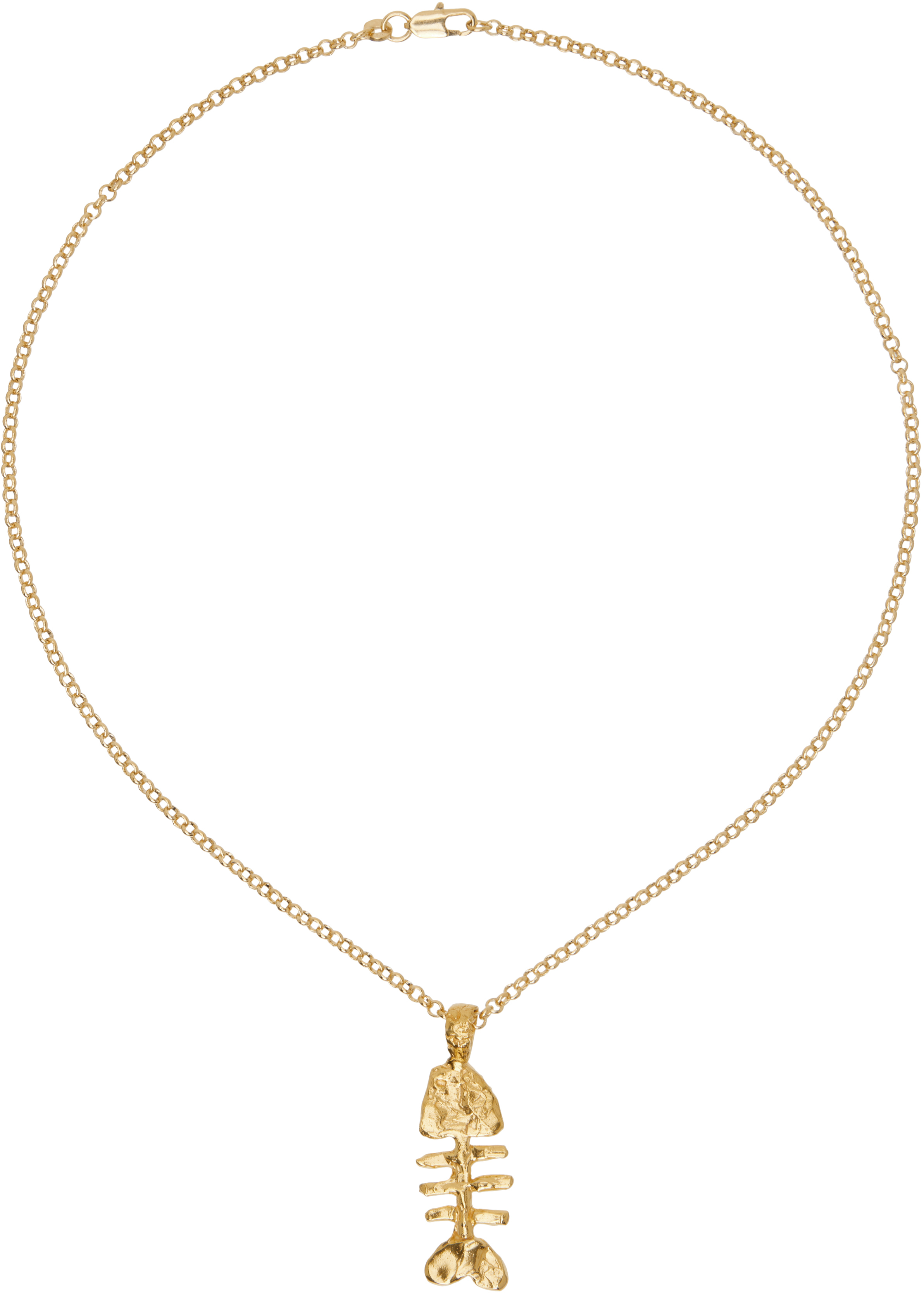 Gold 'The Silhouette of Summer' Necklace