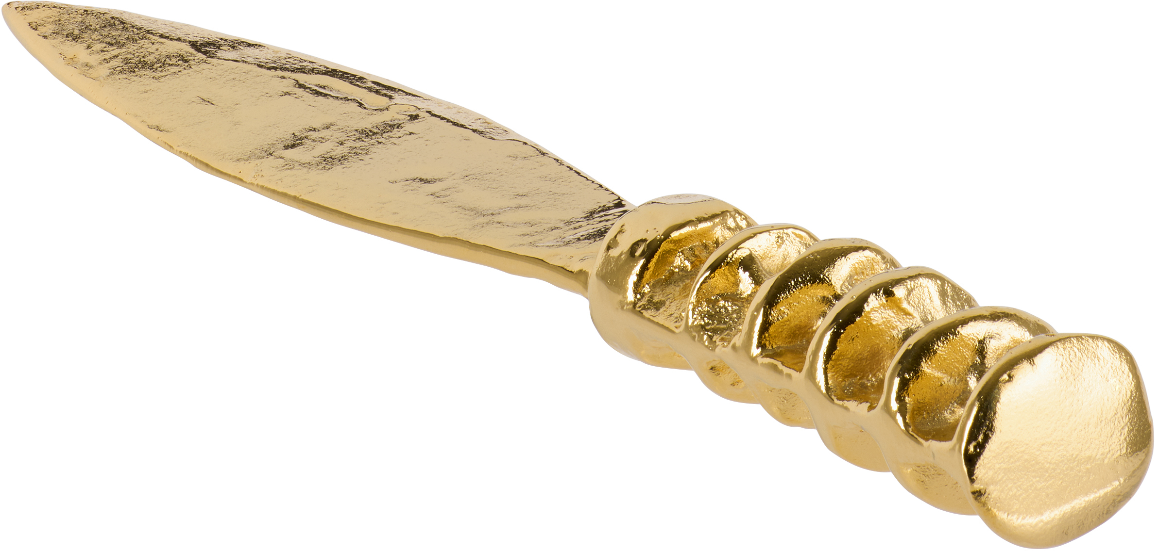 Alighieri Ssense Exclusive Gold 'the Totemic Devotion' Butter Knife In Gold-plated Brass