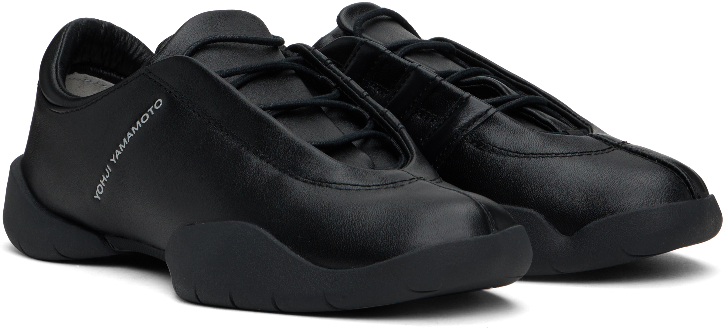 Y-3 Black Regu Sneakers In Black