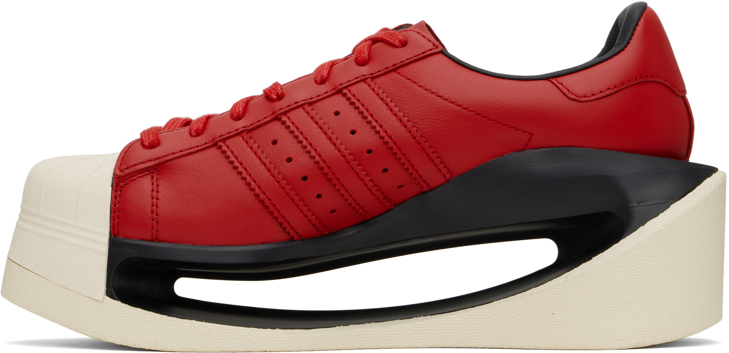 Y-3 Gendo Superstar Sneakers In Betsca/black