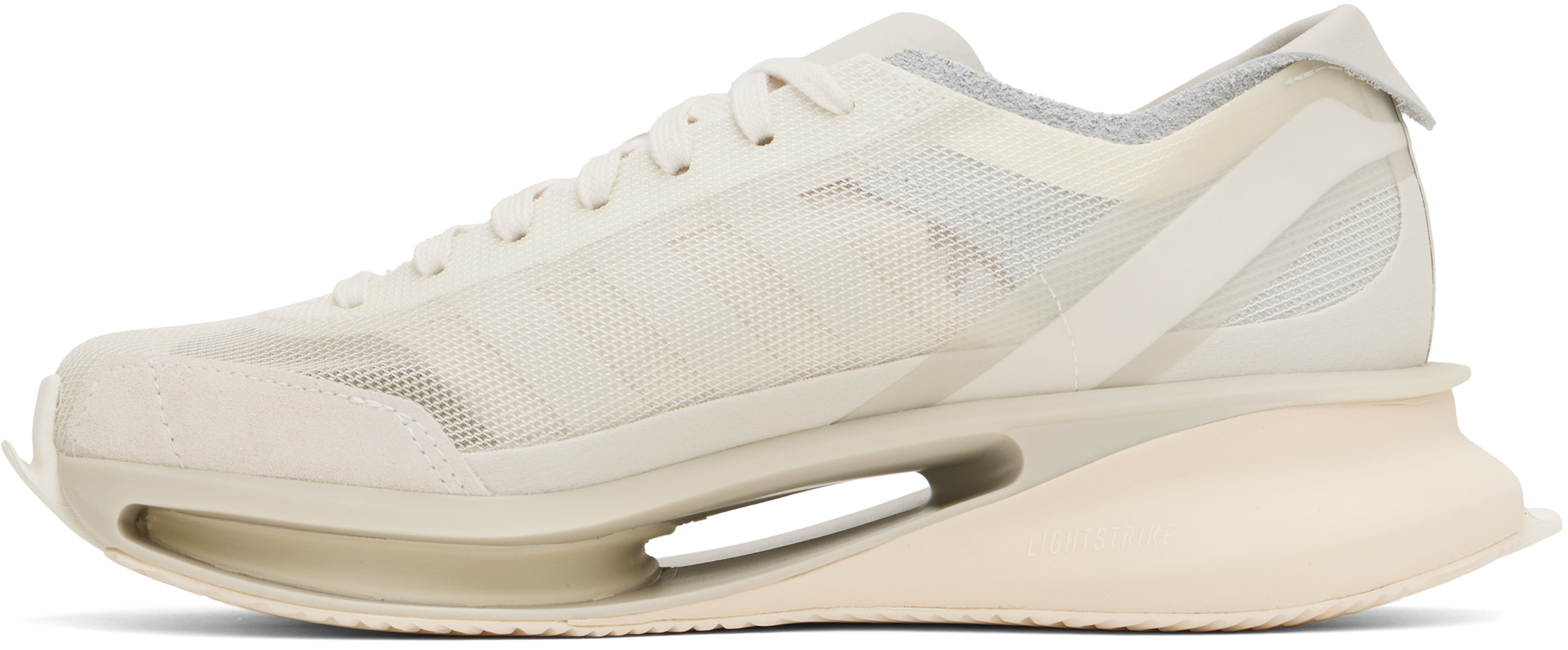 Y-3 Beige S-gendo Run Sneakers In White/talc