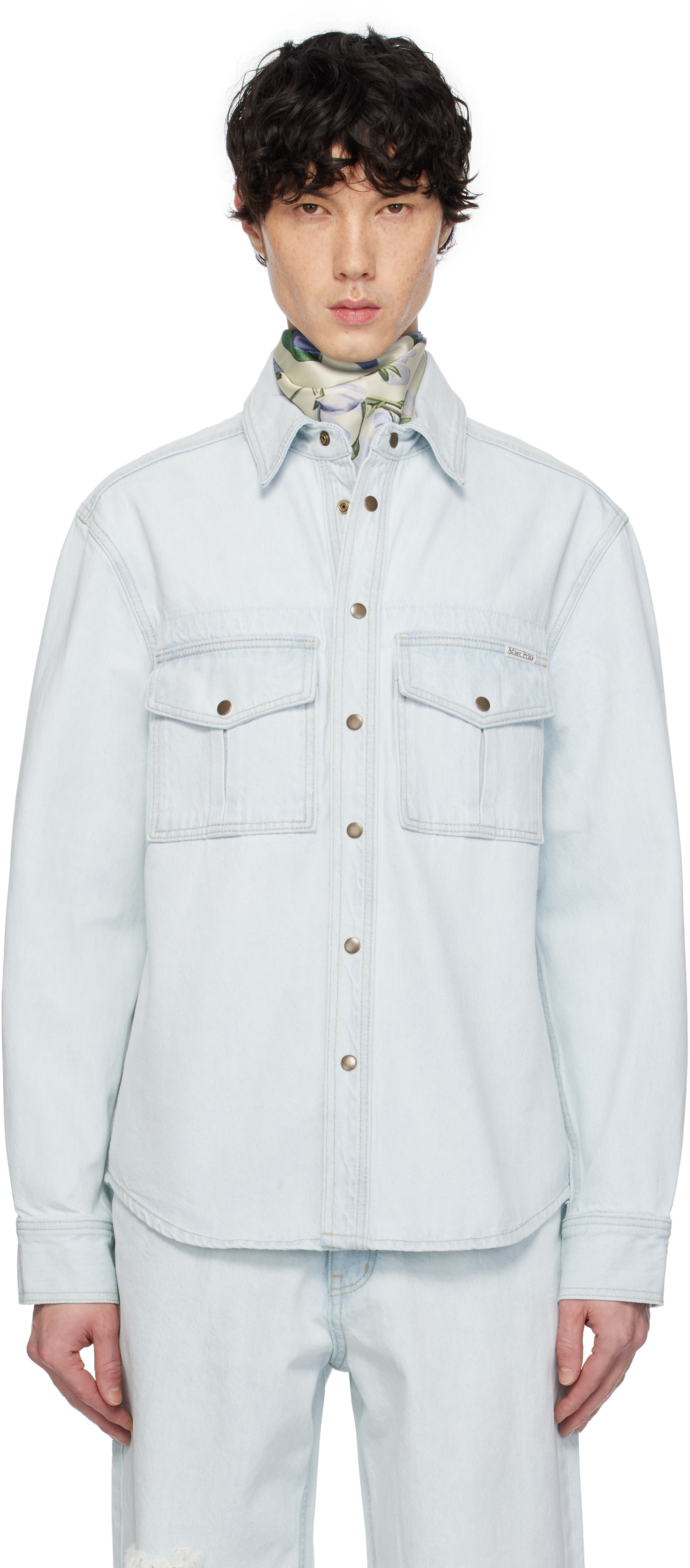 Blue Safari Pocket Denim Jacket