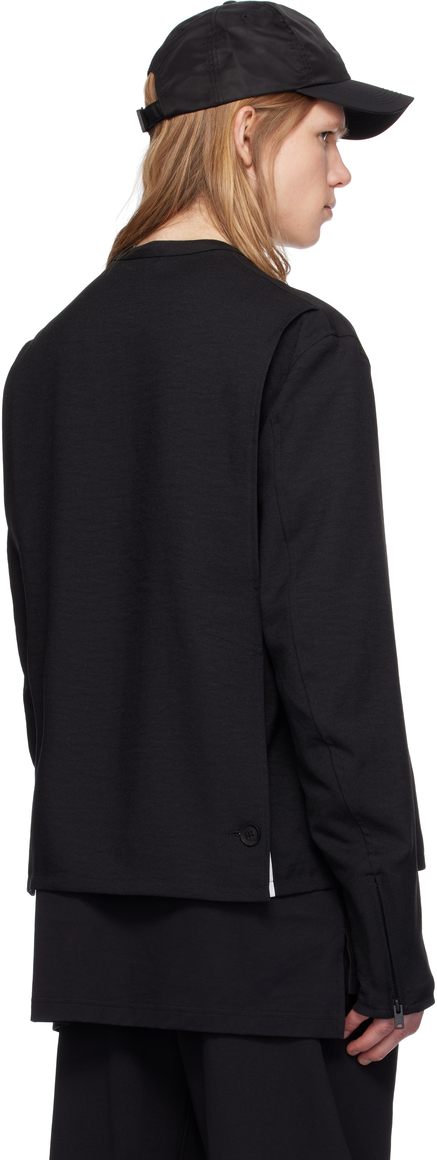 Y-3 Logo-print Jacket In Black