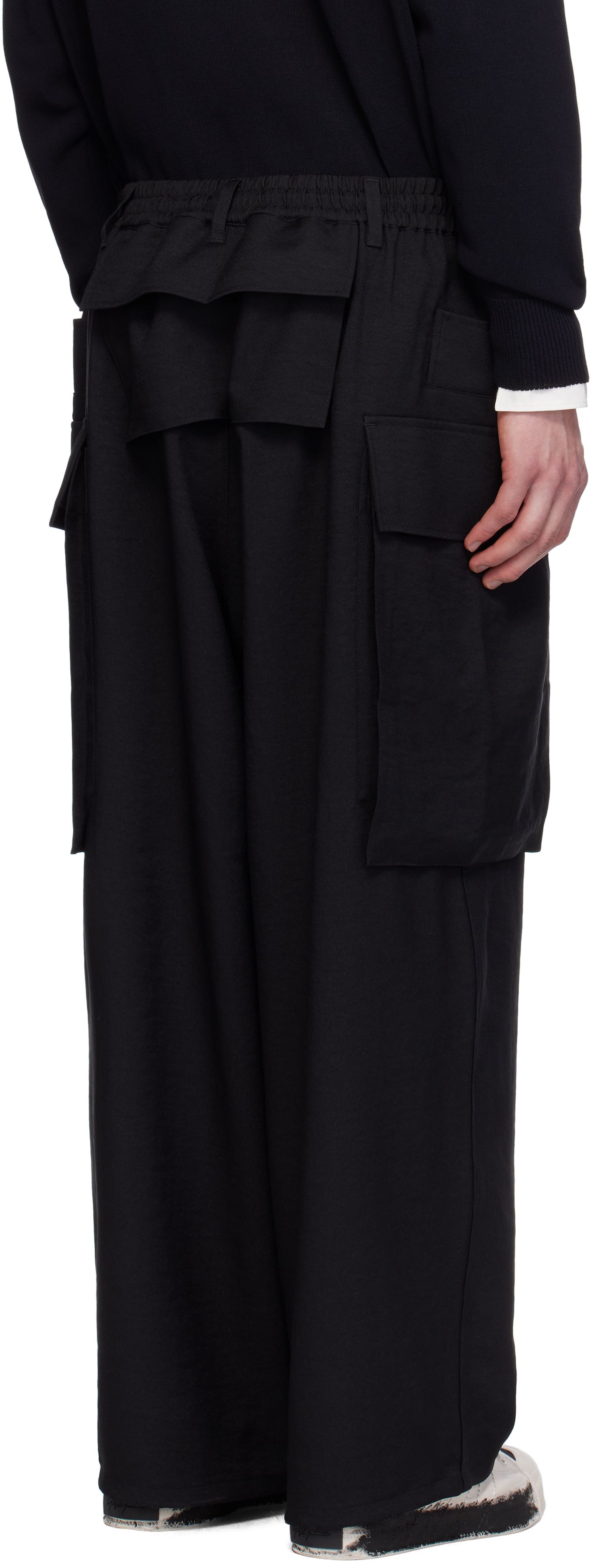 Y-3 Black M Sp Un Cargo Pants In Black