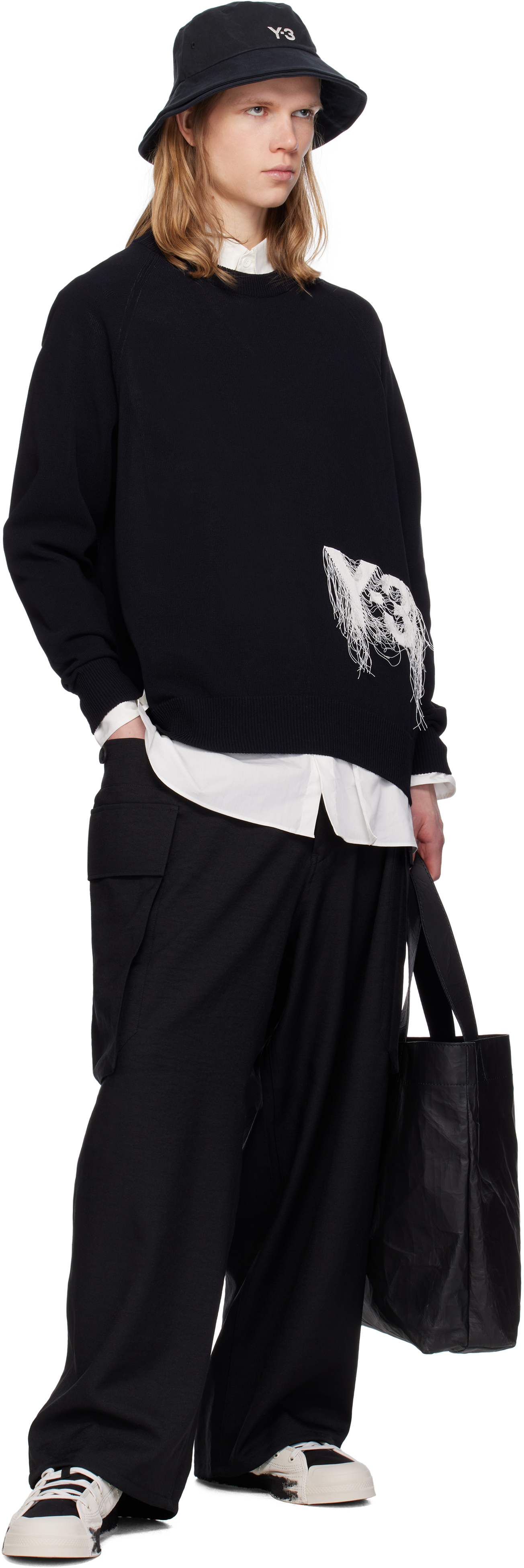Y-3 Black M Sp Un Cargo Pants In Black