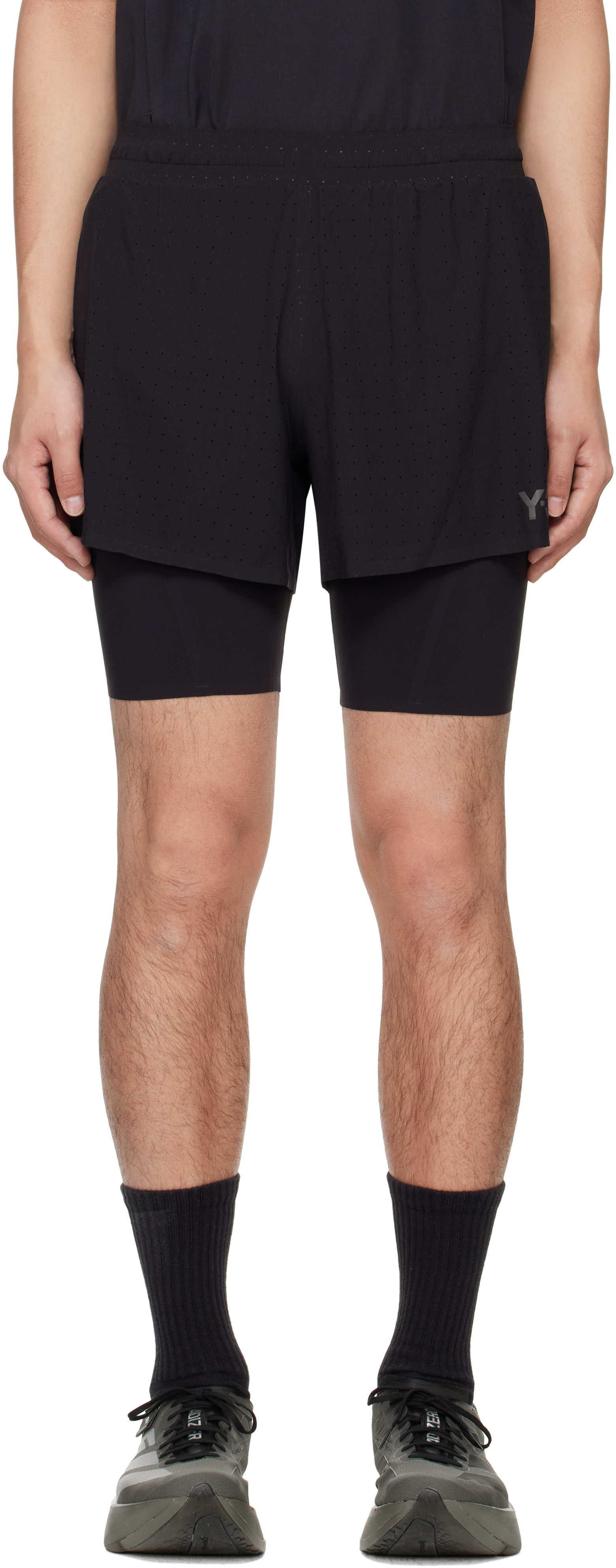 Black Running Shorts