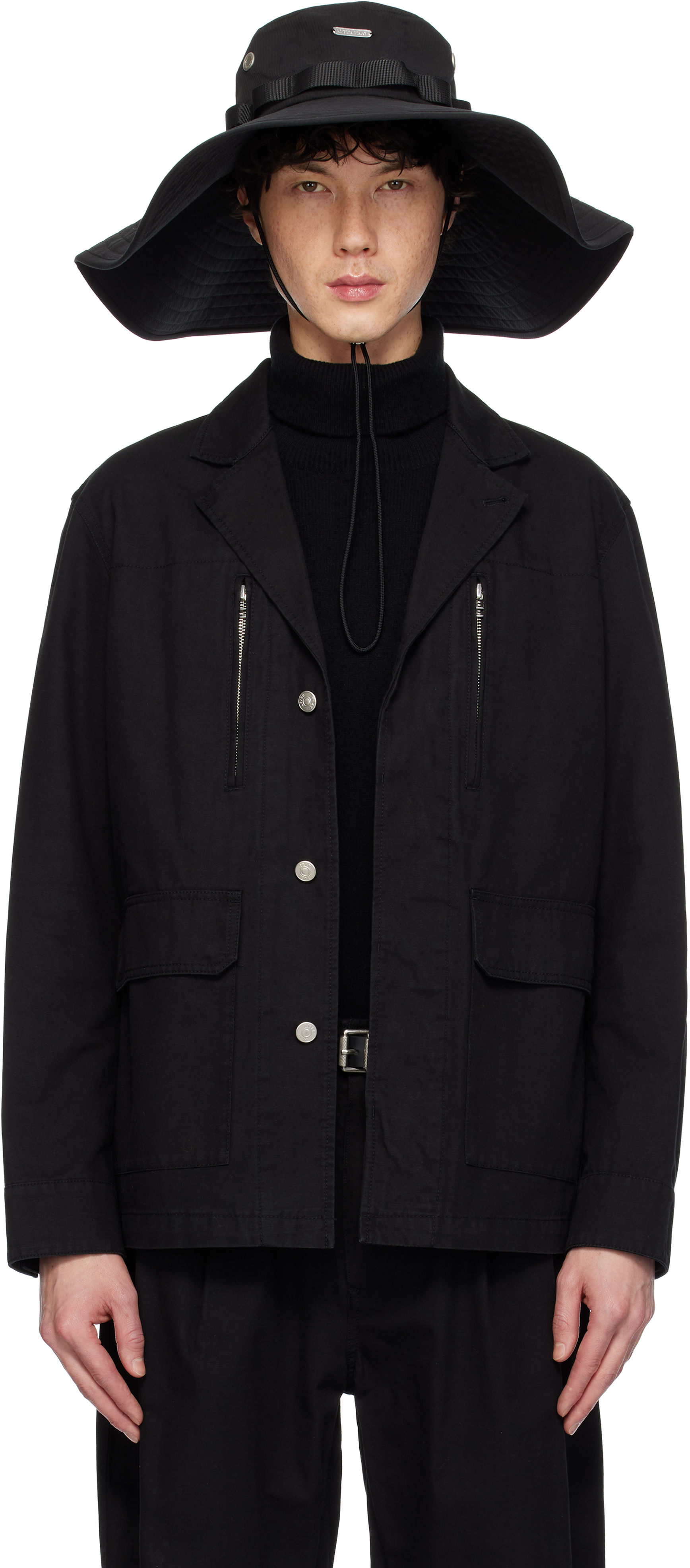 Black F-2 Work Blazer