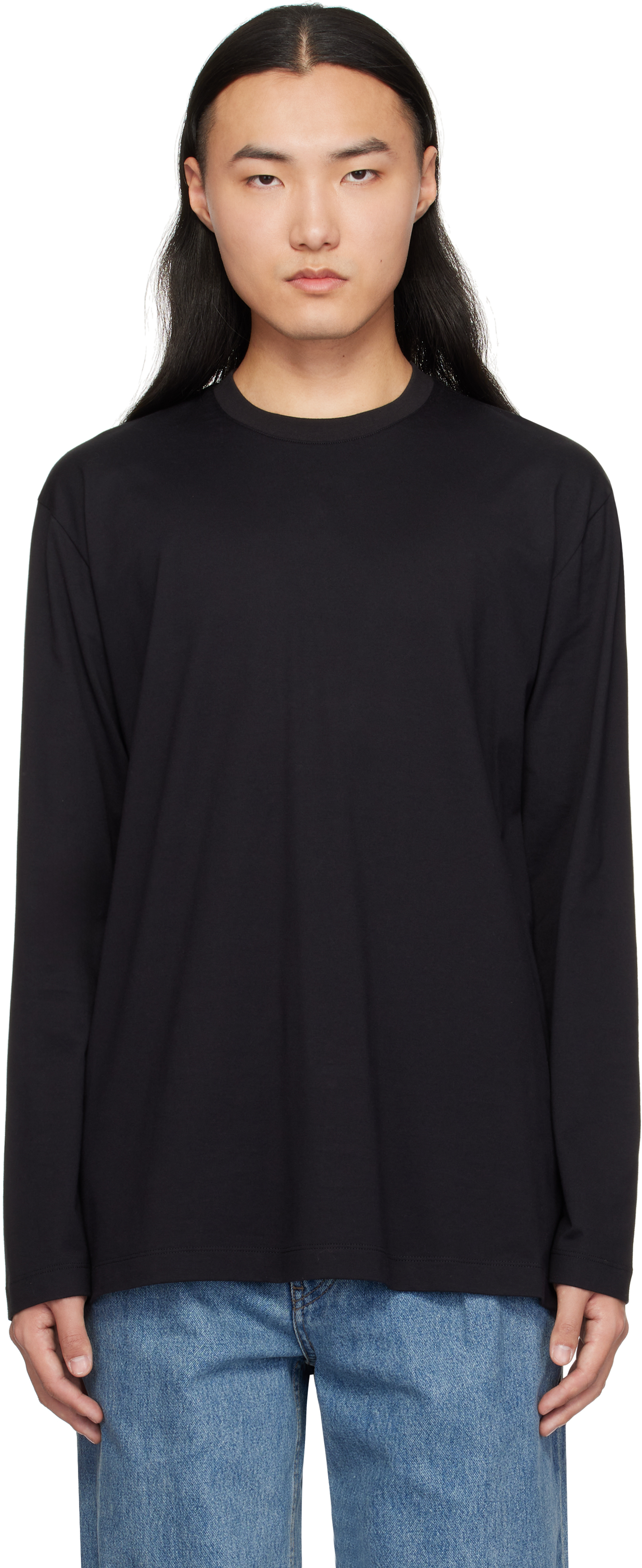 すぐ届く【Y-3】GRAPHIC LONG SLEEVE Tシャツ Black Graphic Long Sleeve T-shirt by Y-3 on Sale