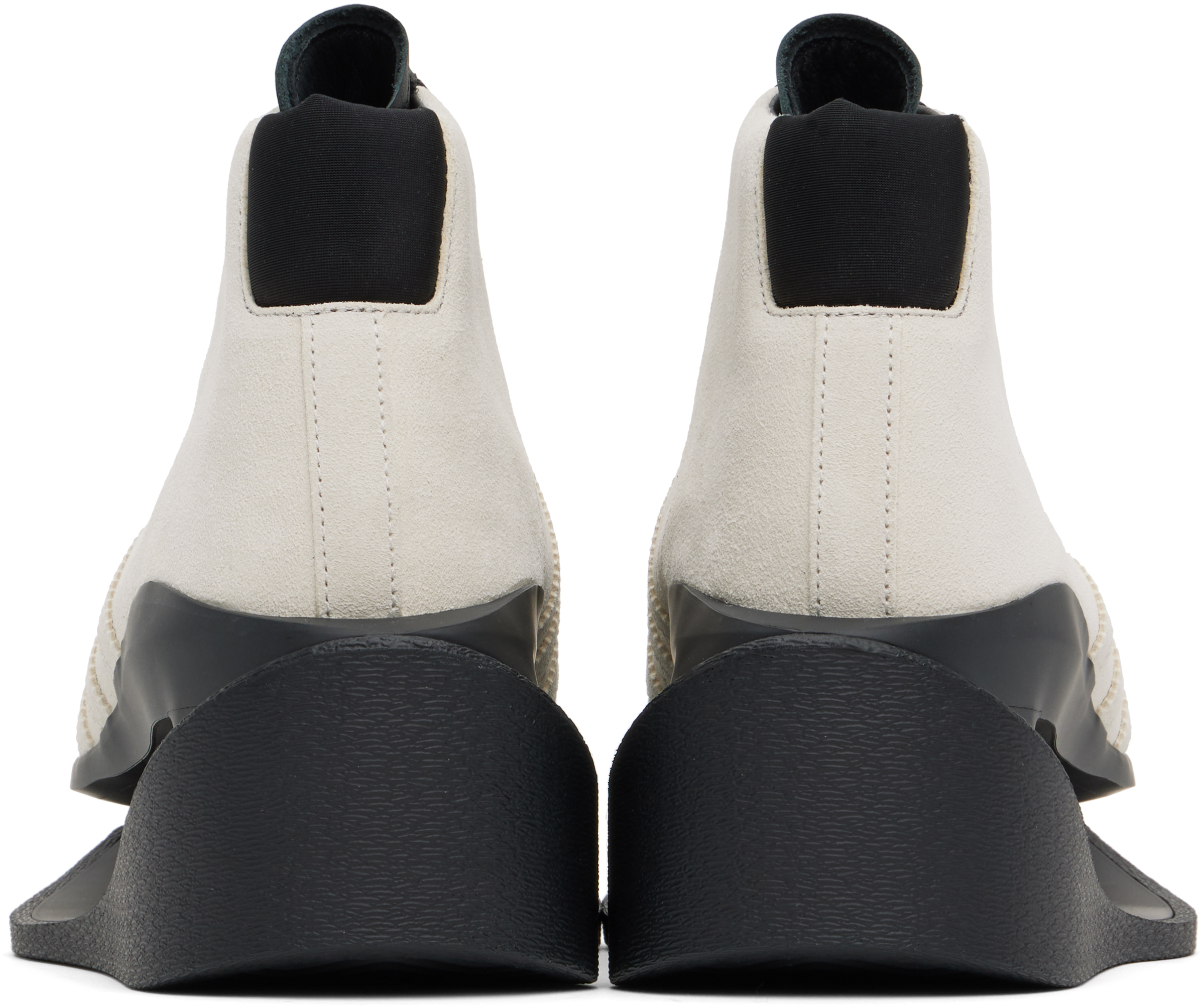 Y-3 Off-white Gendo Pro Model Sneakers In Talc/talc/black