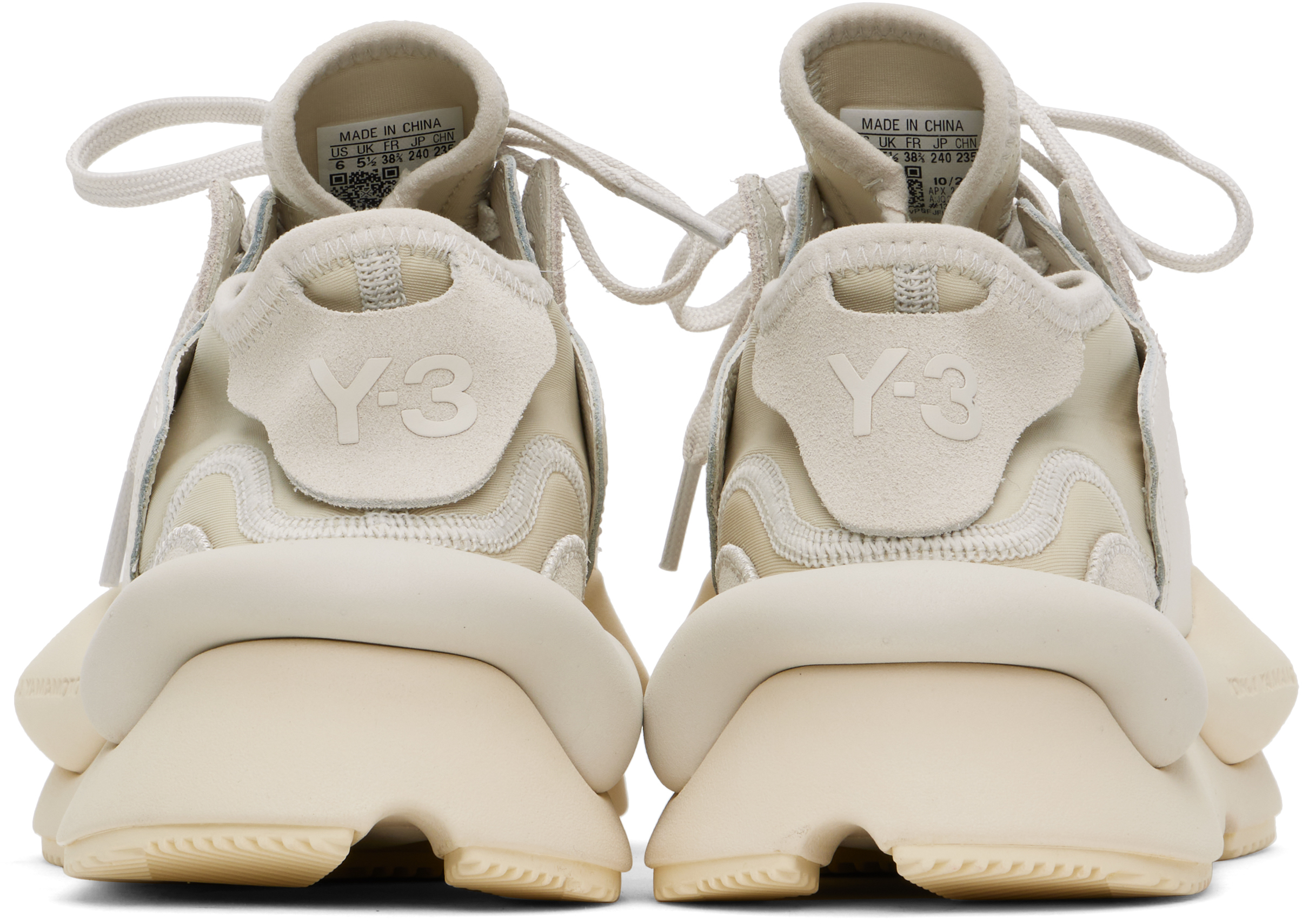 Y-3 Y 3 Kaiwa Sneakers In White
