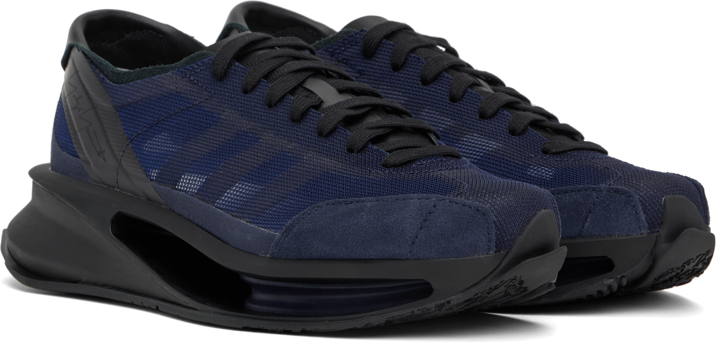 Y-3 Navy S-gendo Run Sneakers In Blue