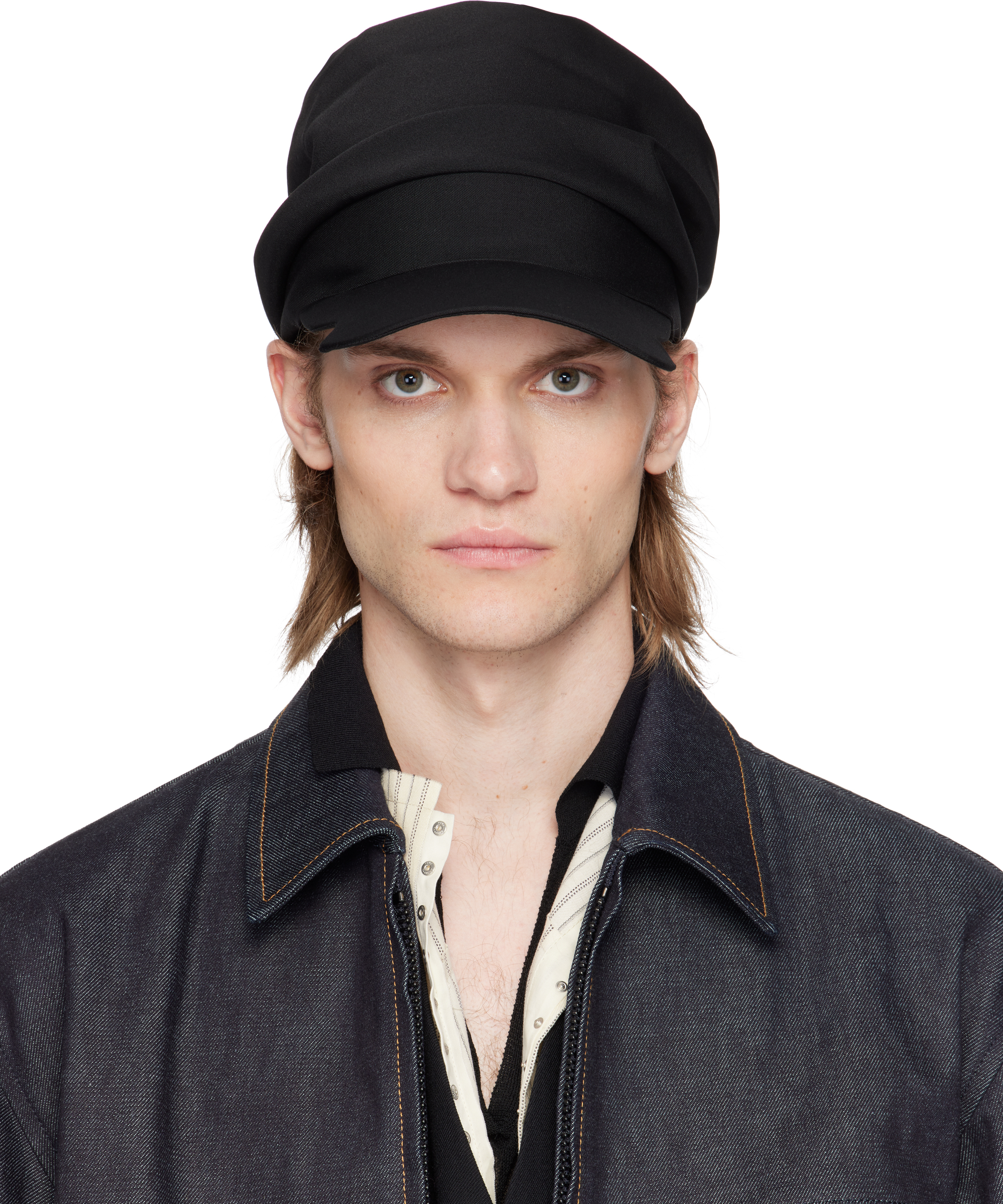 Black Drape Cap