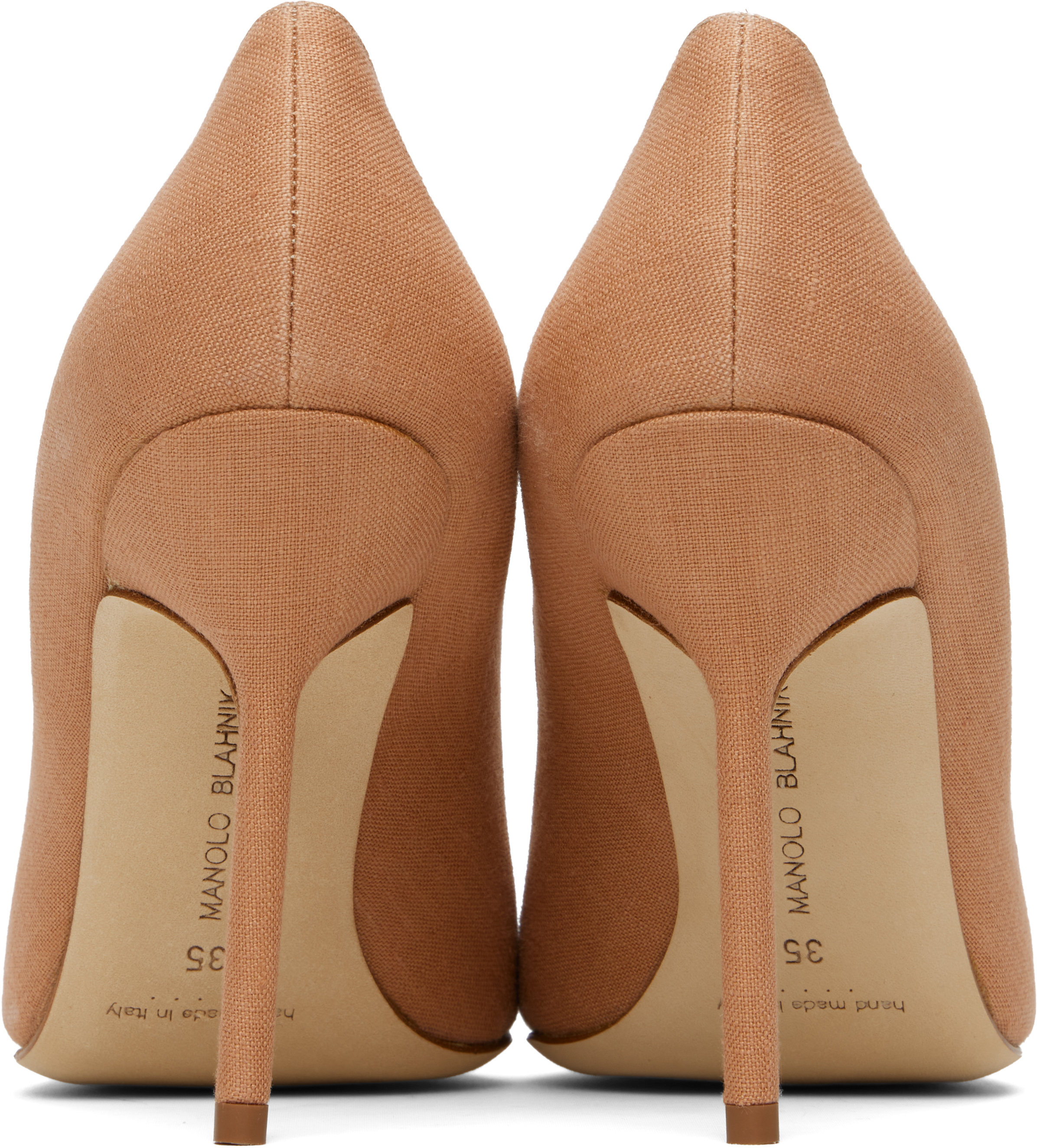 MANOLO BLAHNIK PINK BB HEELS