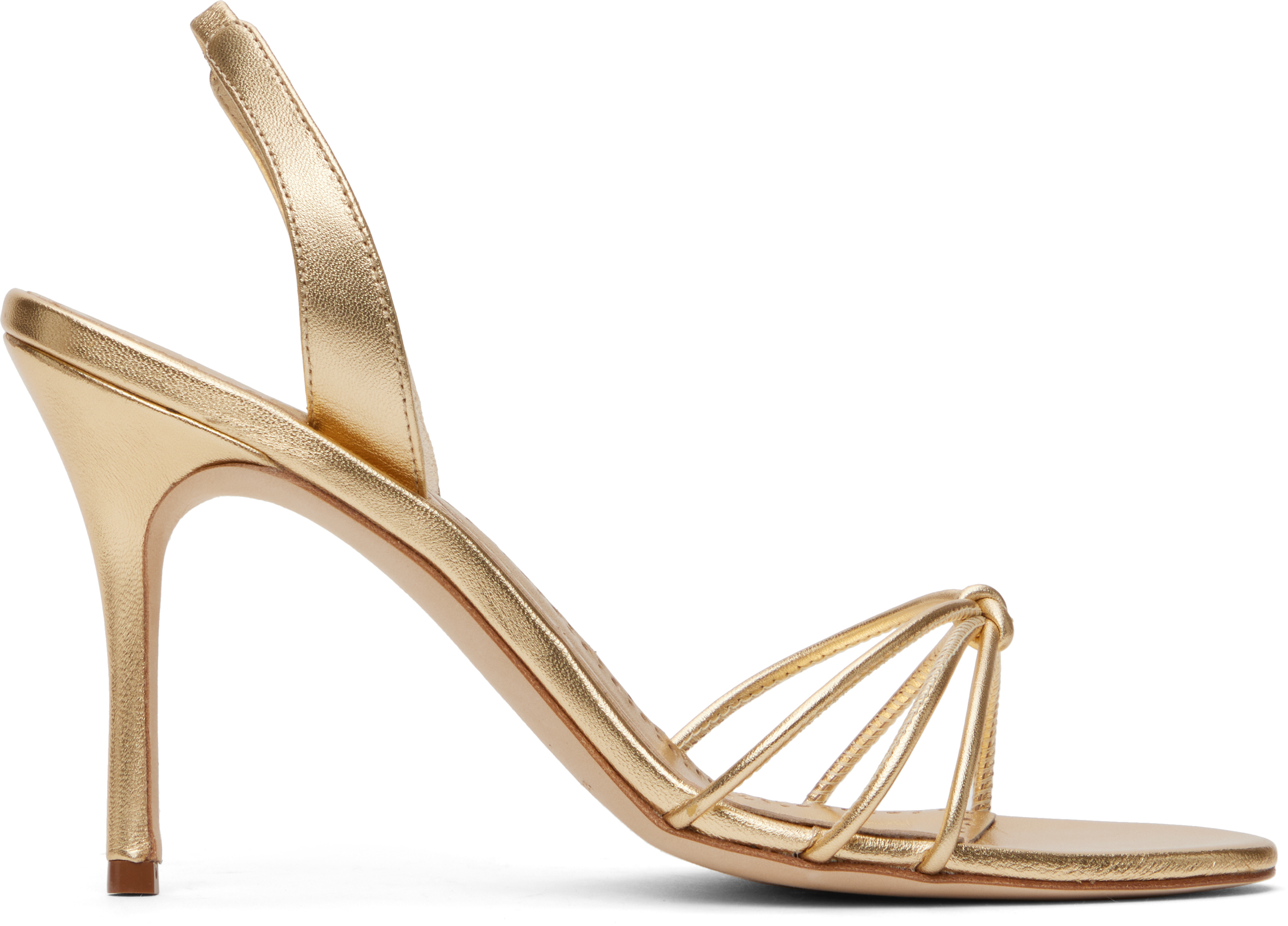 Gold Sareta Heeled Sandals