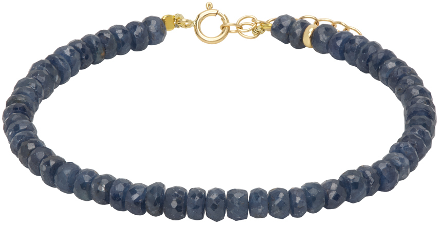 Navy Birthstone September Sapphire Bracelet