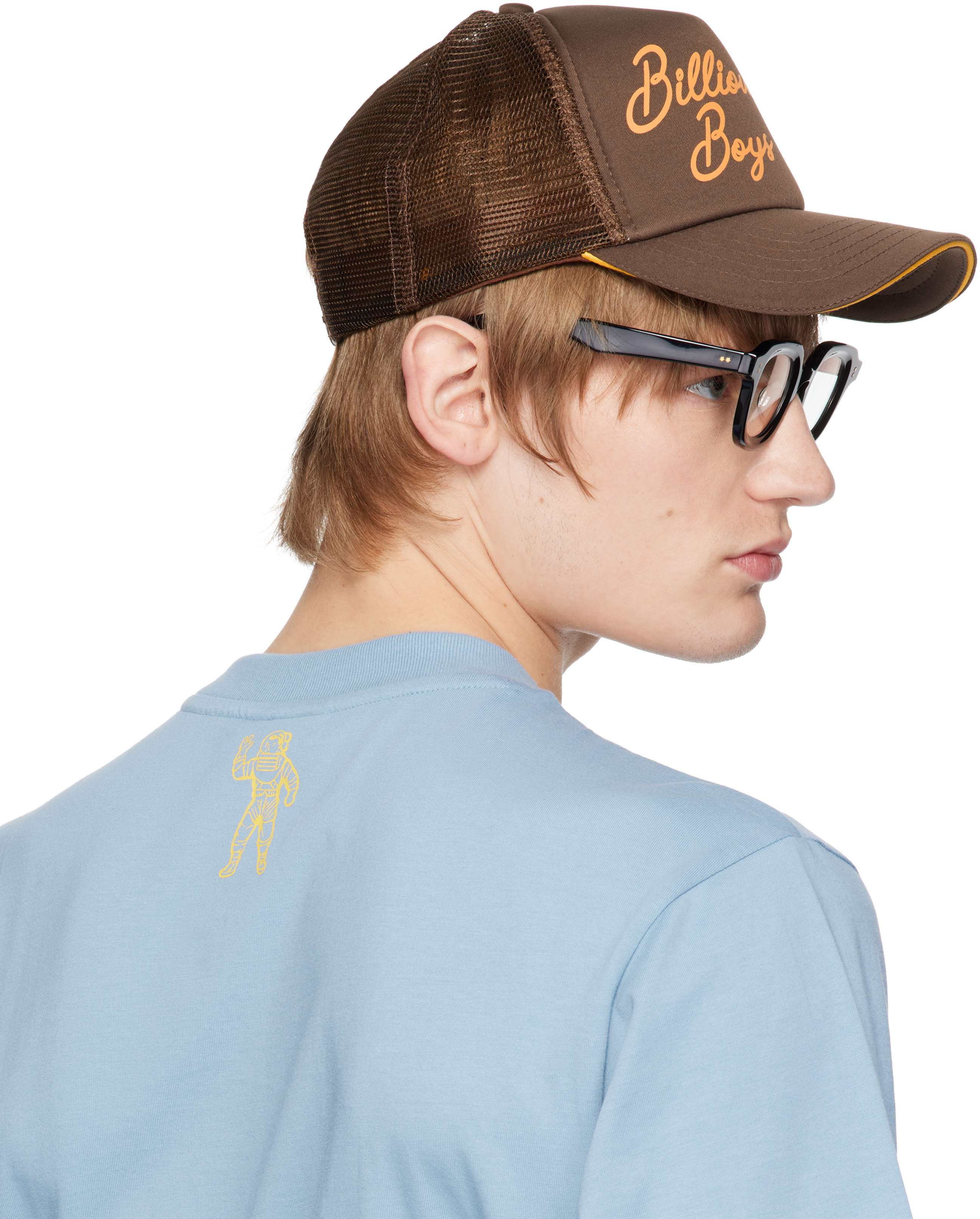Billionaire Boys Club Brown Script Trucker Cap In Brown