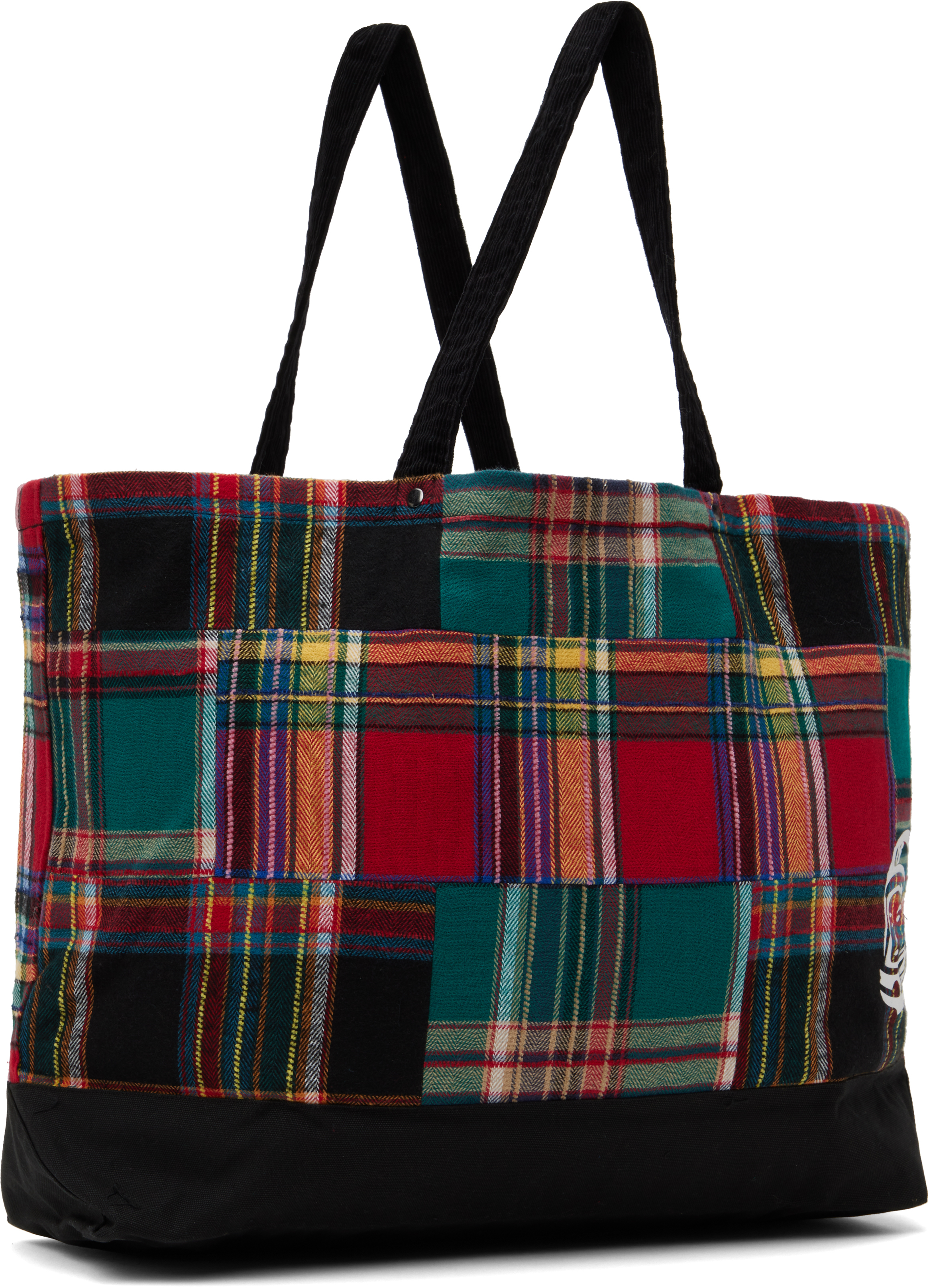 Billionaire Boys Club Multicolor Patchwork Check Tote In Multi Check