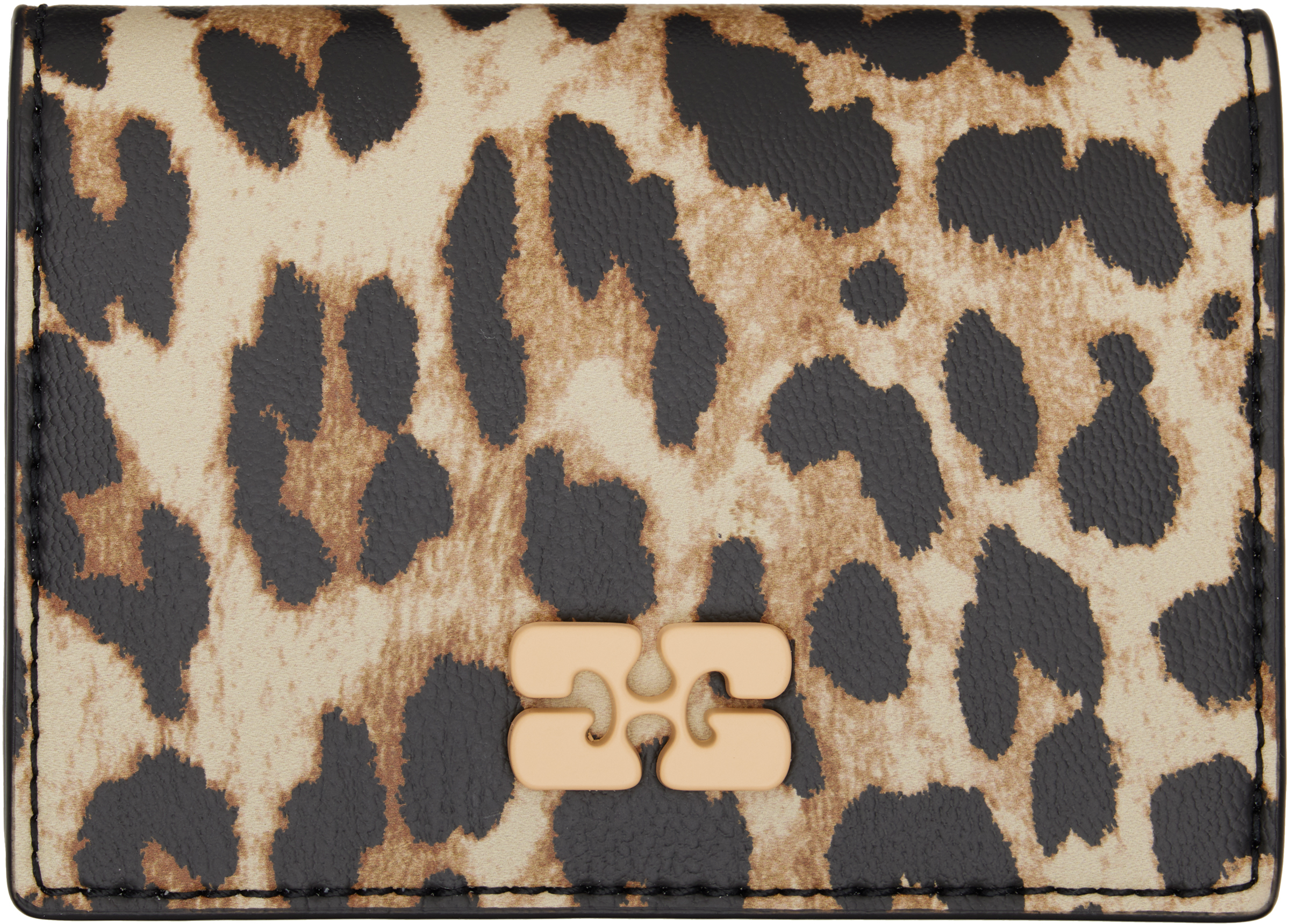 ファッション雑貨・小物その他 GANNI BOU LEOPARD CARDS HOLDER Bou Card Holder