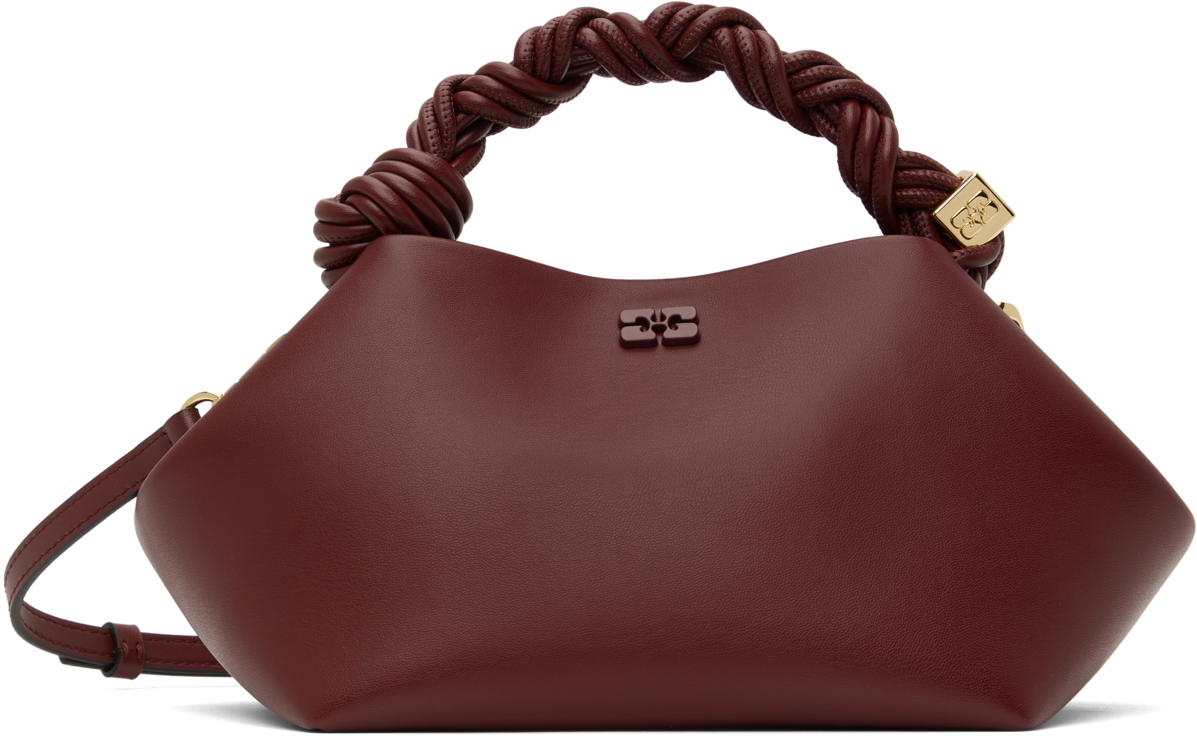 Burgundy Small GANNI Bou Bag