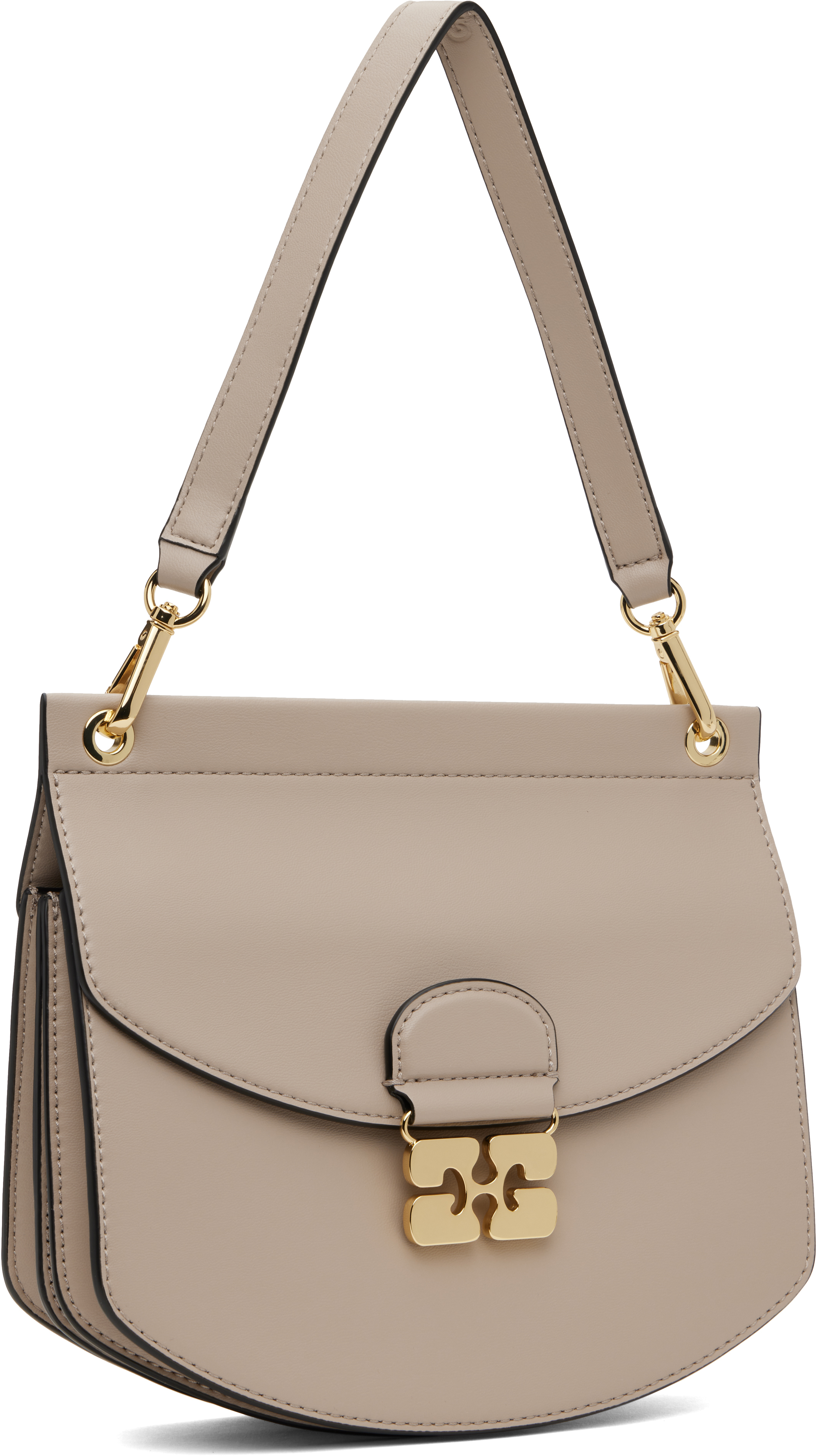 Ganni Shoulder Bags In 873 Oyster Grey