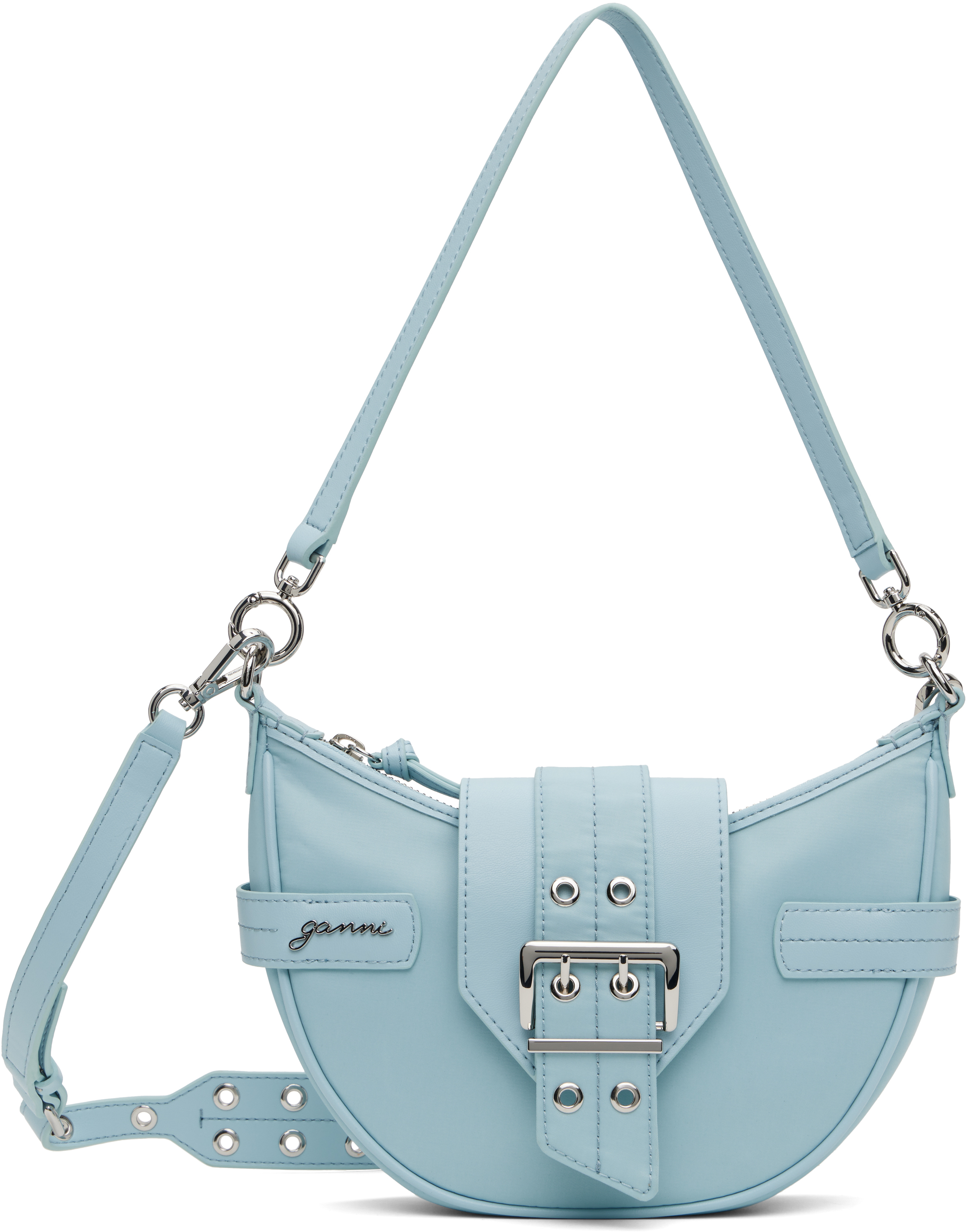 Blue Small Bucky Crossbody Bag