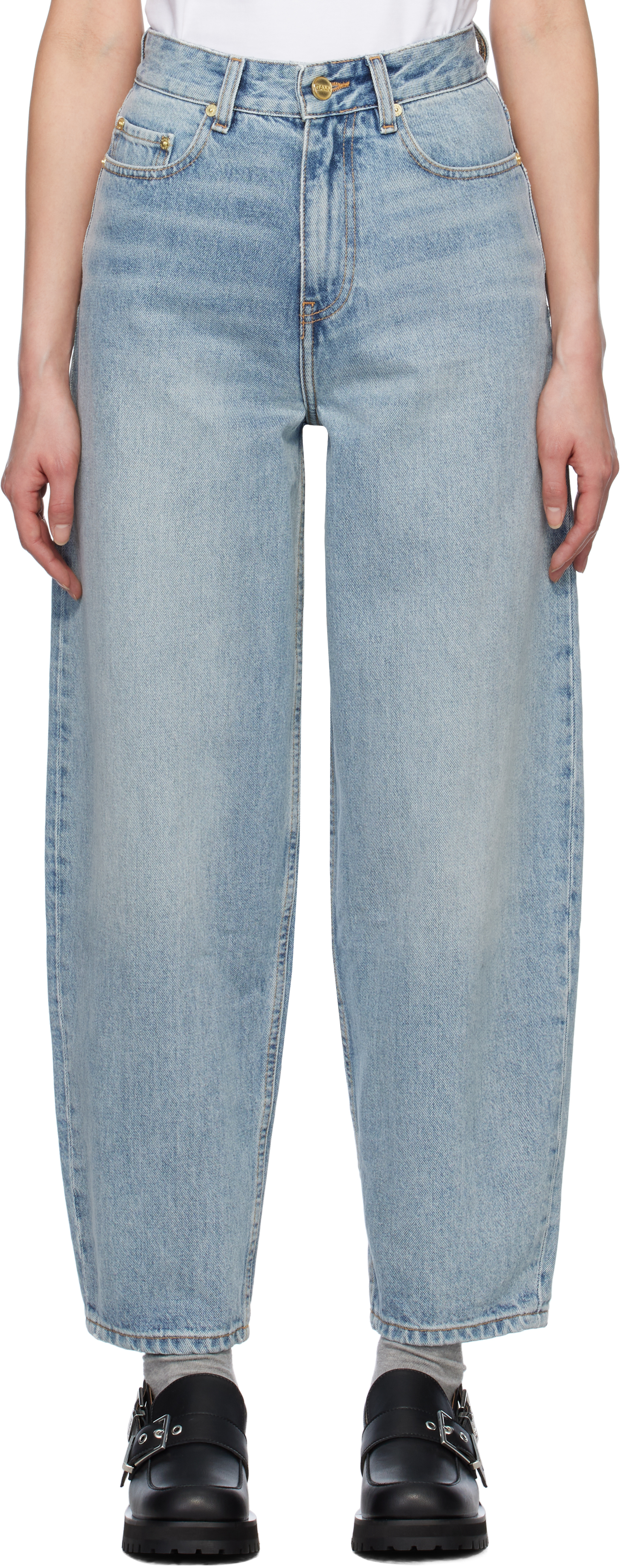【関税込み】GANNI ブルー Stary ジーンズ GANNI Stary ジーンズ | ブルー | FARFETCH JP